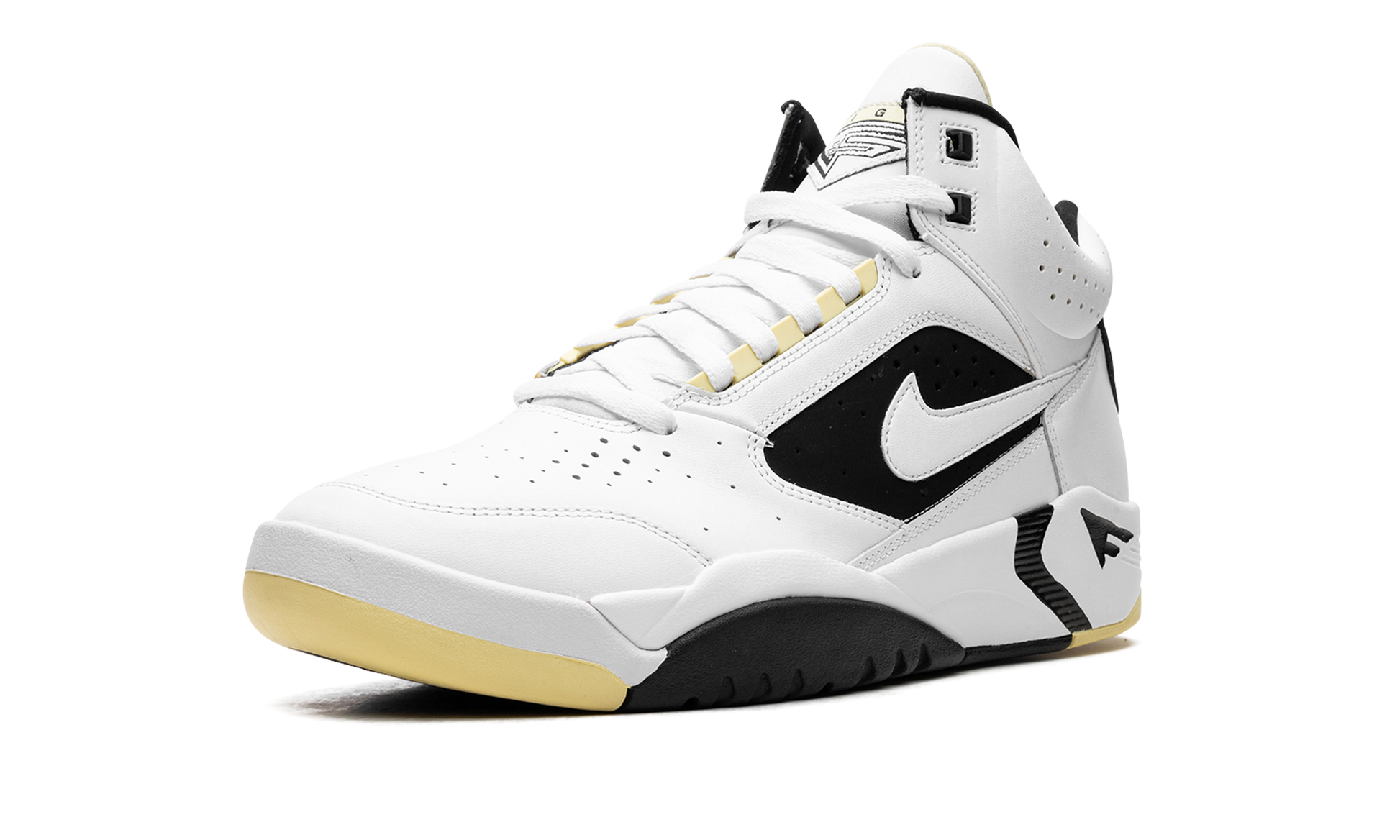 Air Flight Lite Mid "white Lemon Black White" - 4