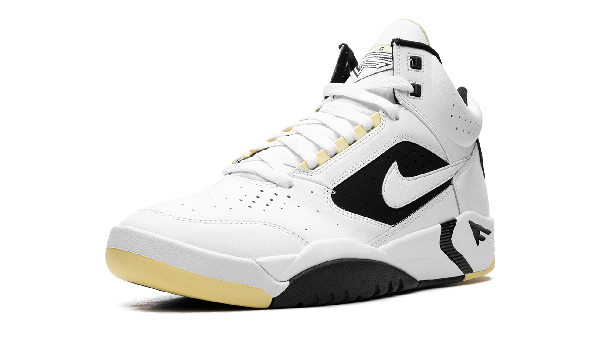 Air Flight Lite Mid "white Lemon Black White" - 4