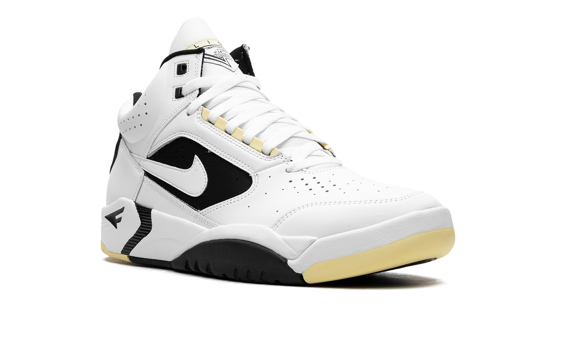 Air Flight Lite Mid "white Lemon Black White" - 7
