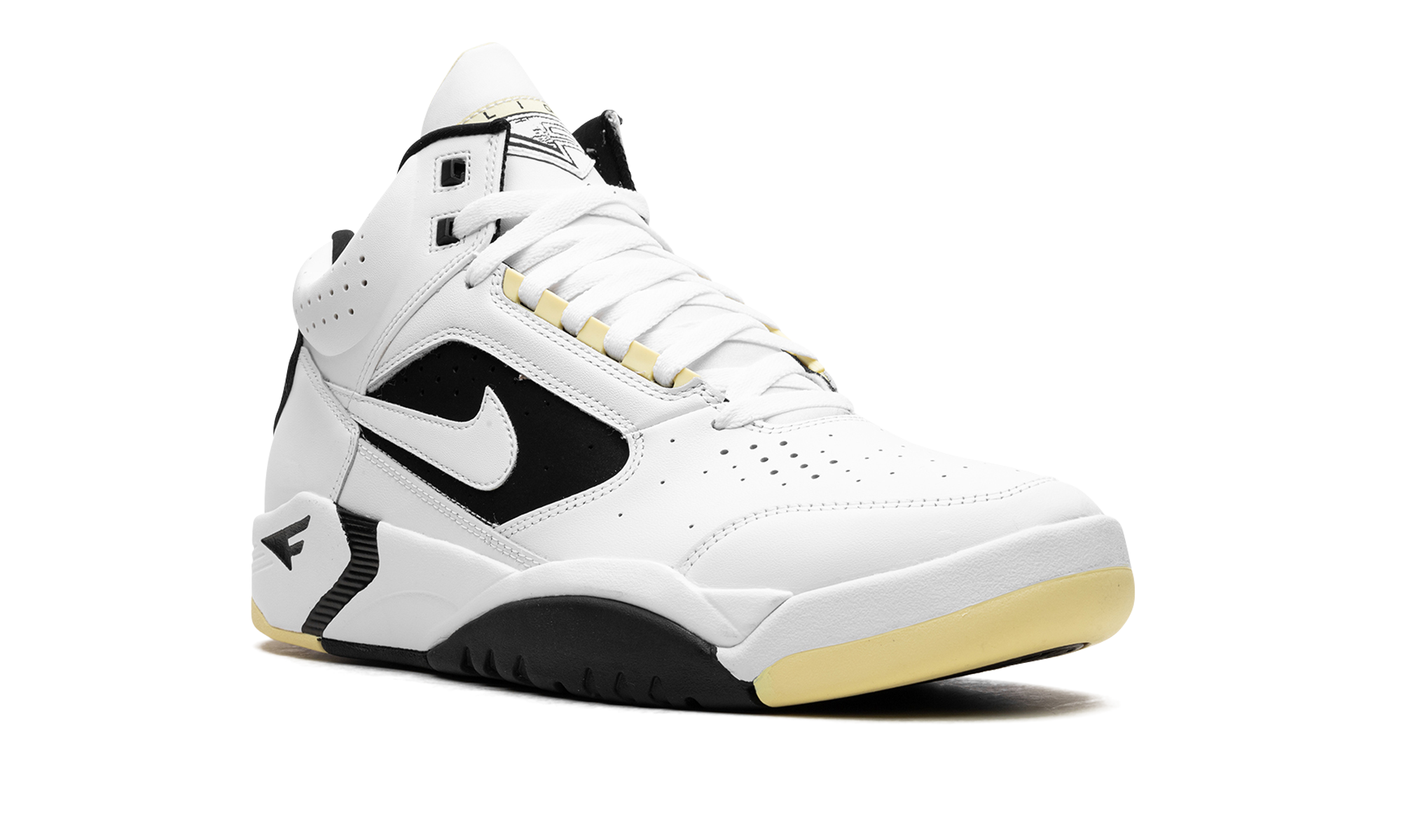 Air Flight Lite Mid "white Lemon Black White" - 7
