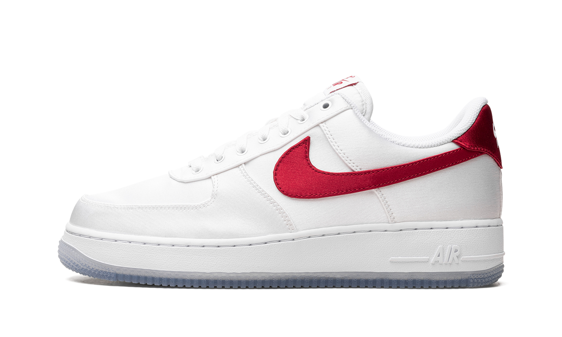 Air Force 1 Lo '07 Wmns "satin White Varsity Red" - 1