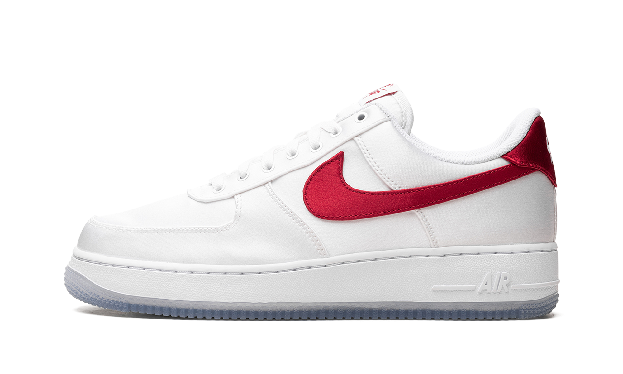 Air Force 1 Lo '07 Wmns "satin White Varsity Red" - 1