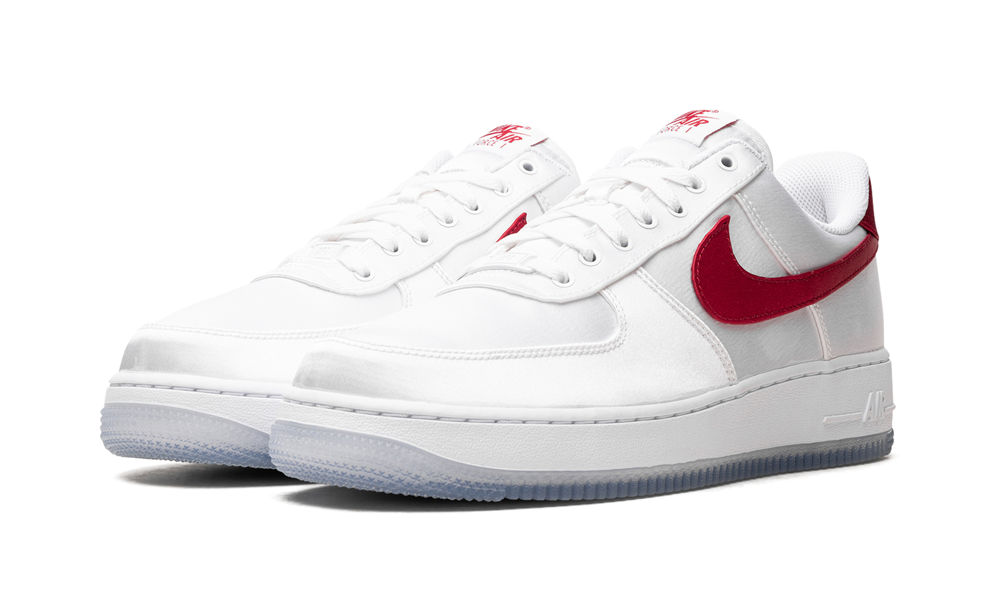 Air Force 1 Lo '07 Wmns "satin White Varsity Red" - 2