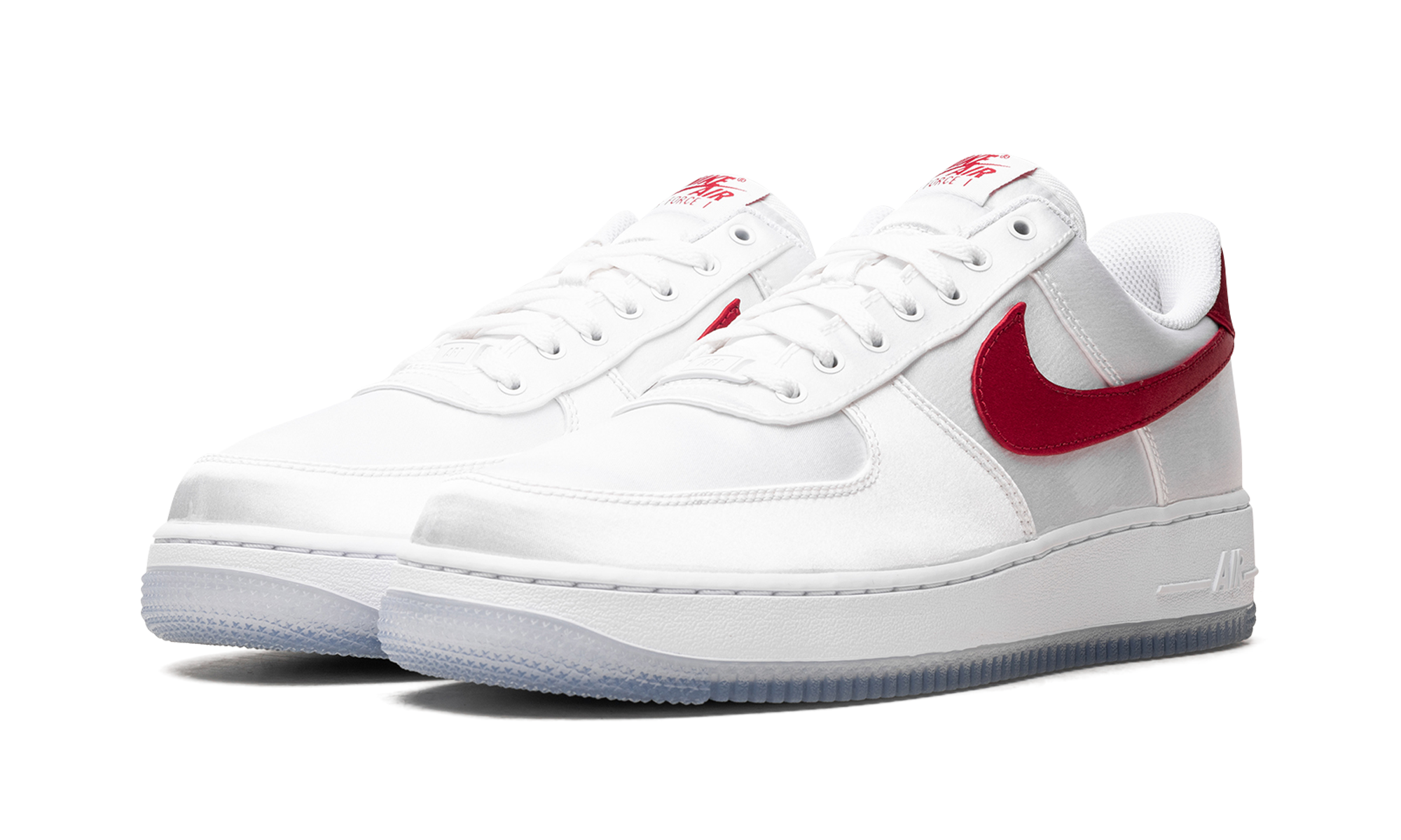 Air Force 1 Lo '07 Wmns "satin White Varsity Red" - 2