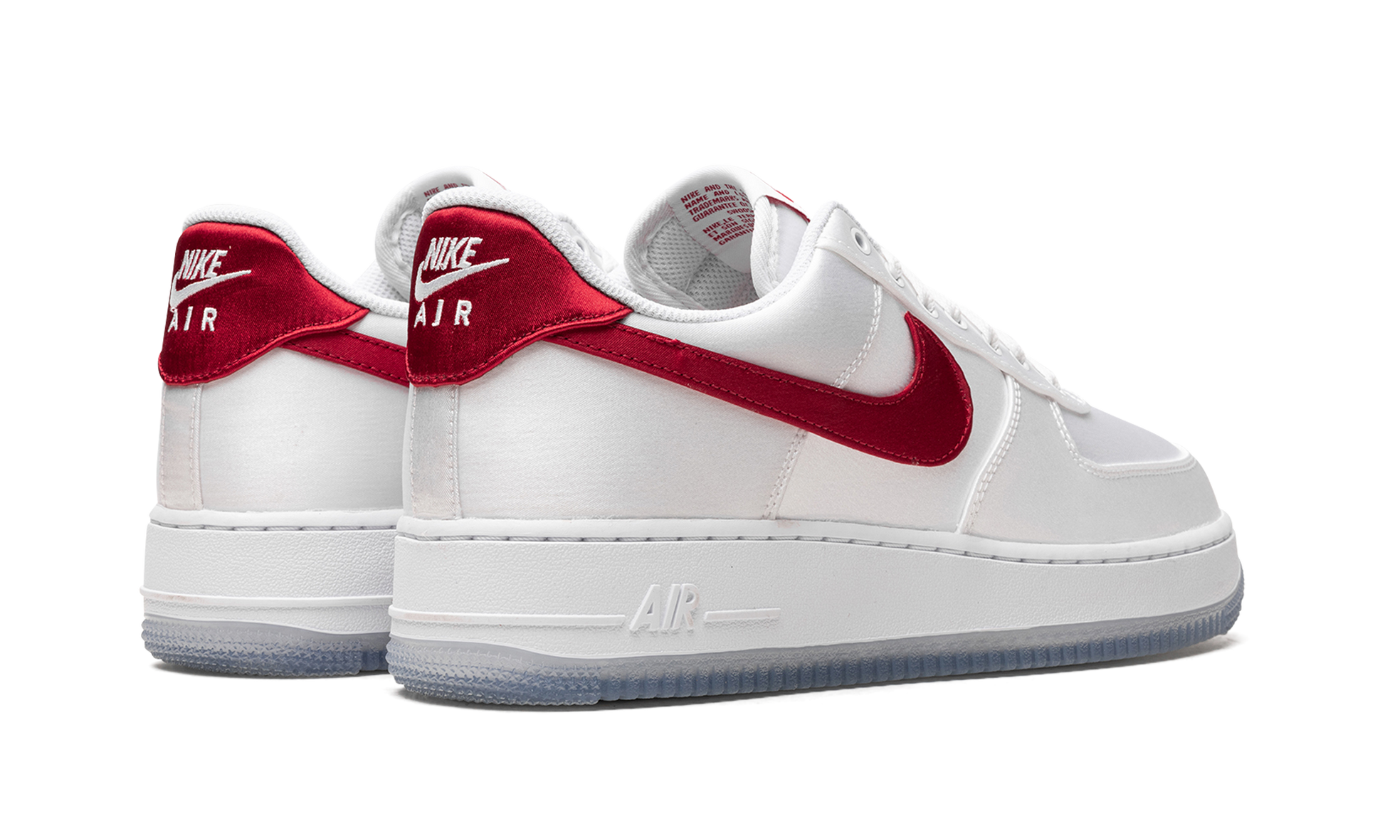 Air Force 1 Lo '07 Wmns "satin White Varsity Red" - 3