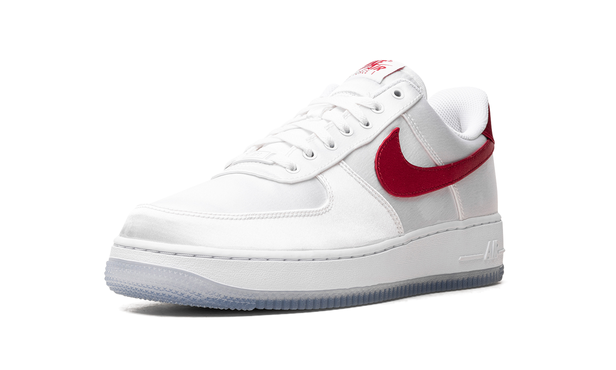 Air Force 1 Lo '07 Wmns "satin White Varsity Red" - 4