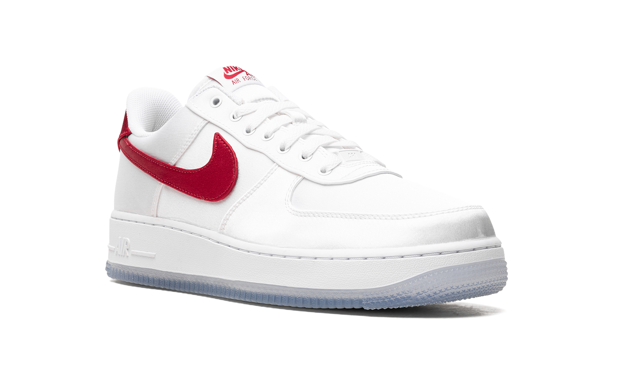 Air Force 1 Lo '07 Wmns "satin White Varsity Red" - 7