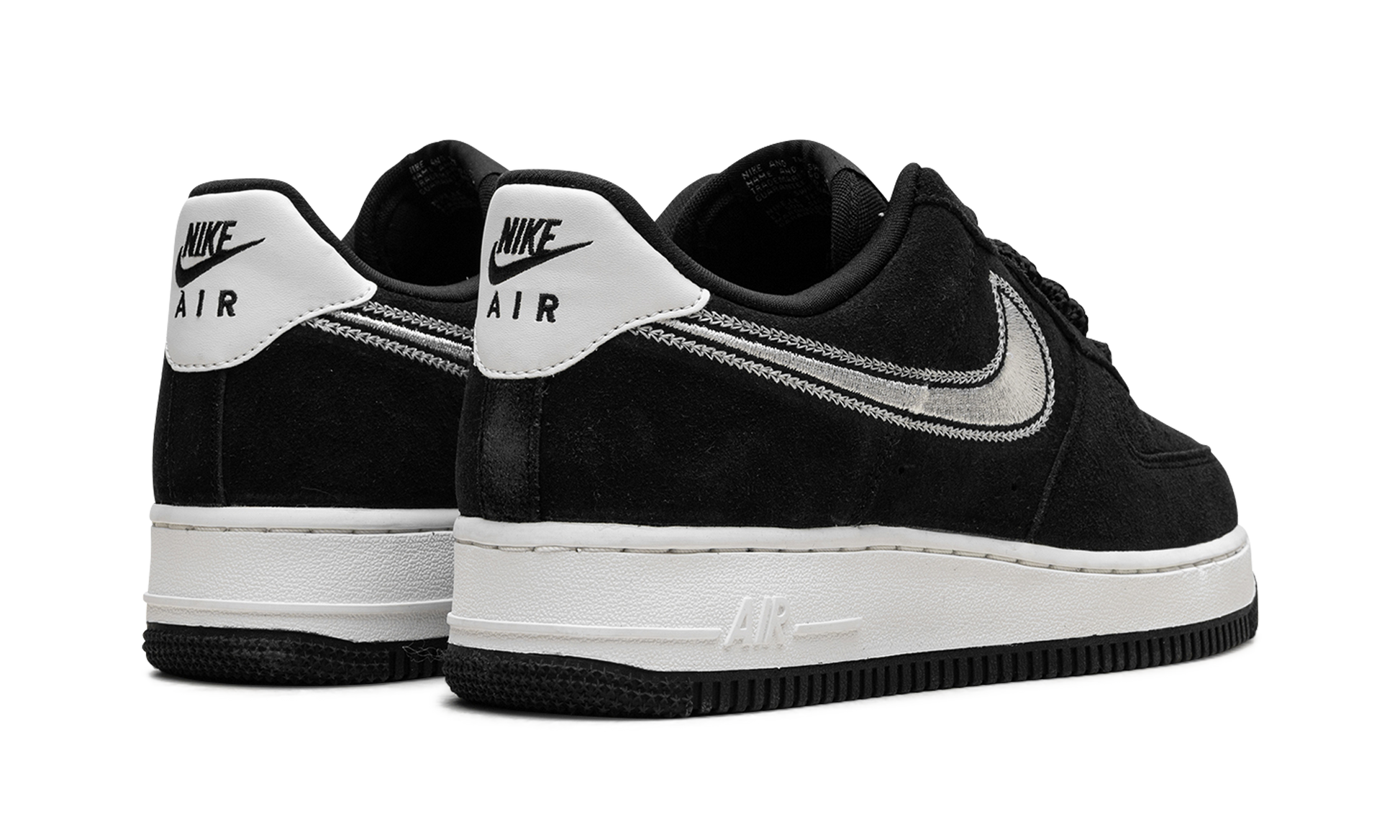 Air Force 1 Low '07 Lv8 "black Sail Embroidered Swoosh" - 3