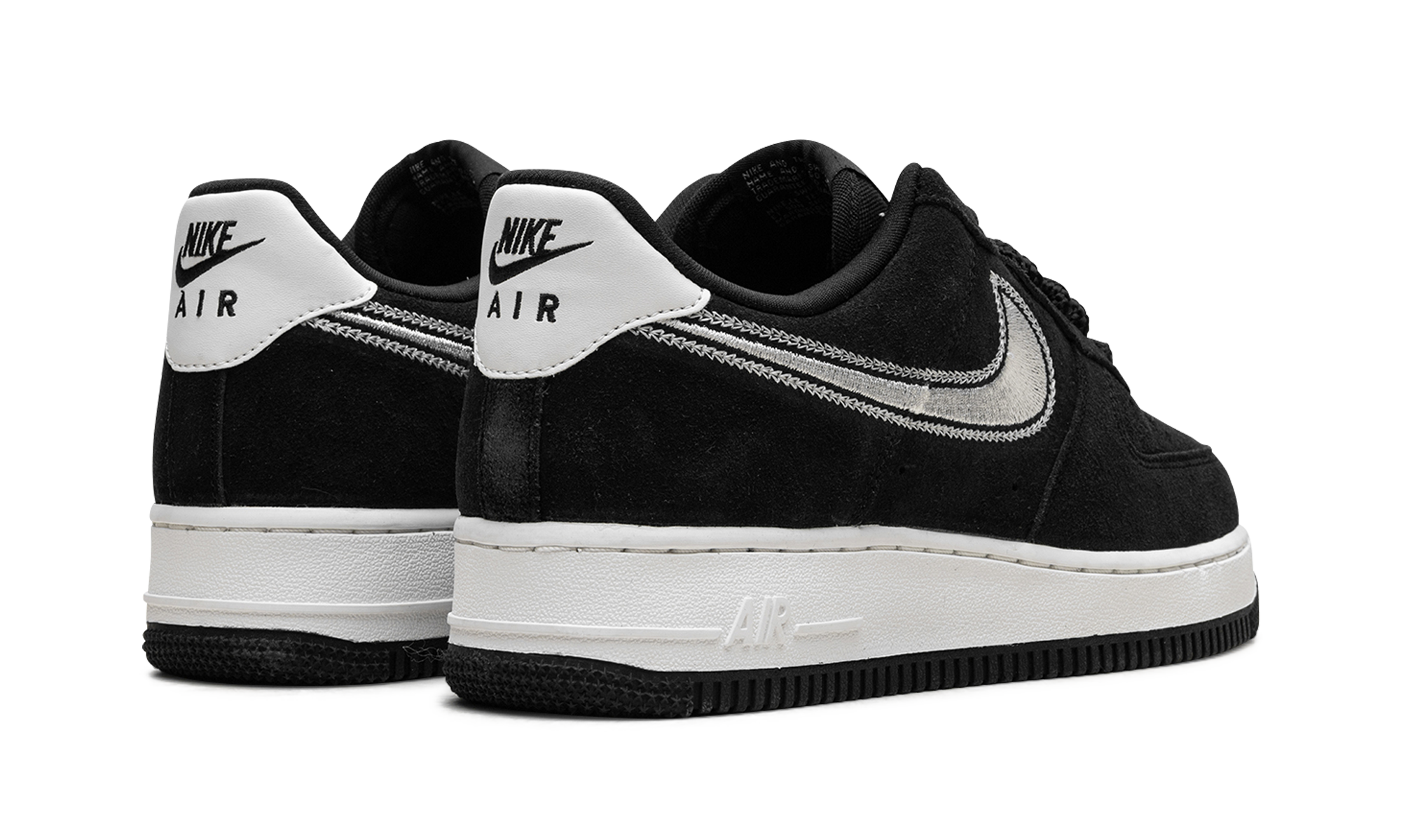Air Force 1 Low '07 Lv8 "black Sail Embroidered Swoosh" - 3