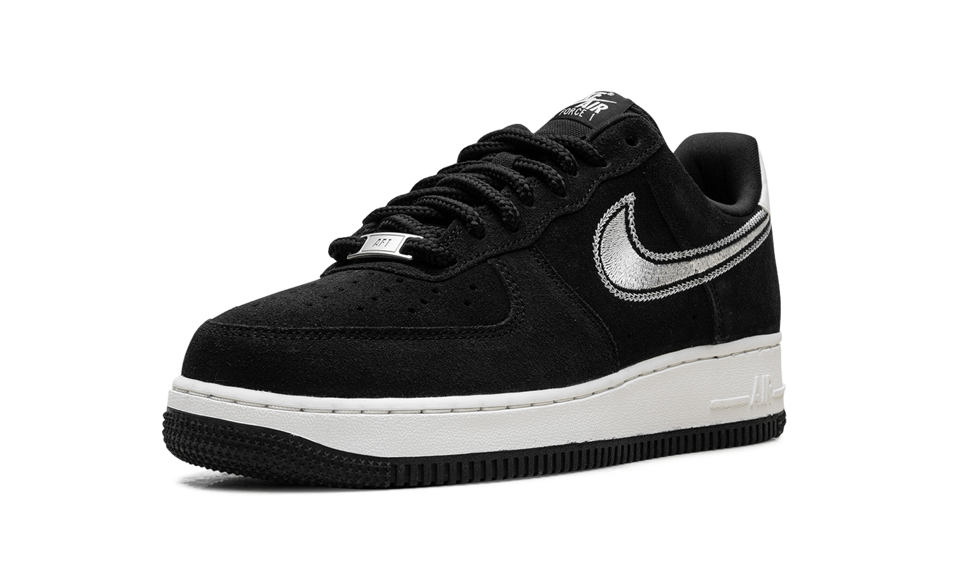Air Force 1 Low '07 Lv8 "black Sail Embroidered Swoosh" - 4