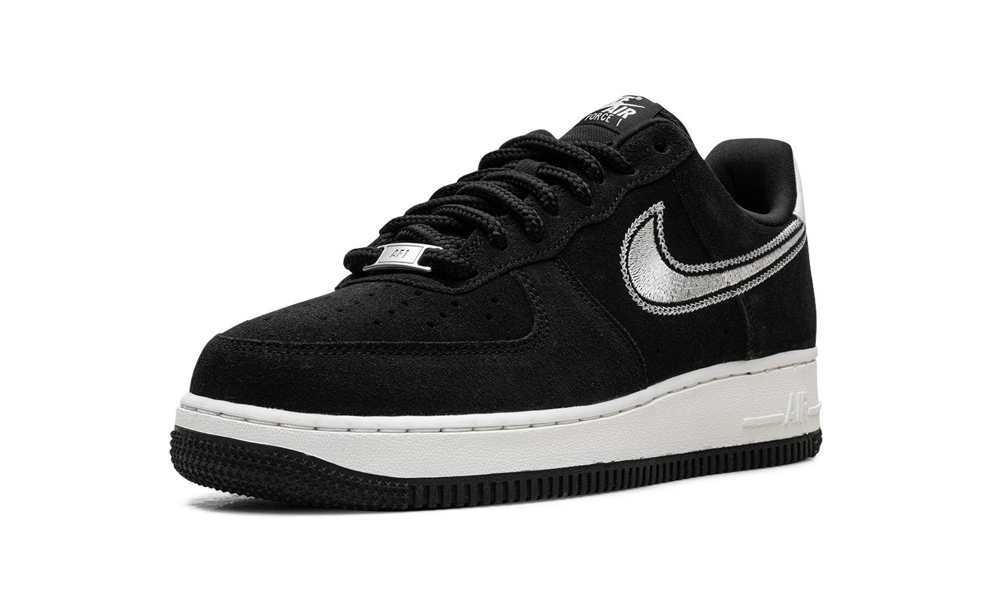 Air Force 1 Low '07 Lv8 "black Sail Embroidered Swoosh" - 4