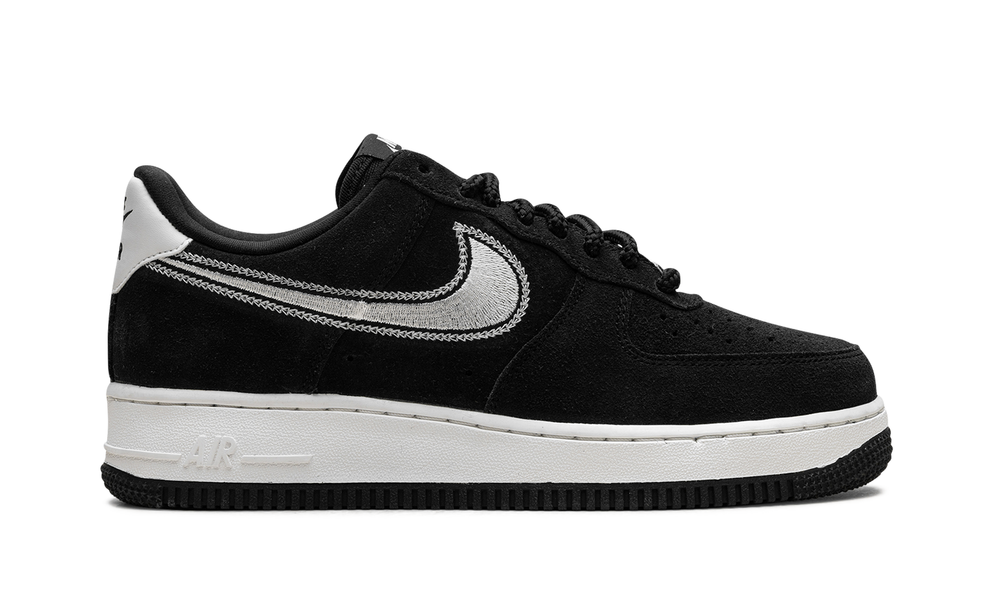 Air Force 1 Low '07 Lv8 "black Sail Embroidered Swoosh" - 6