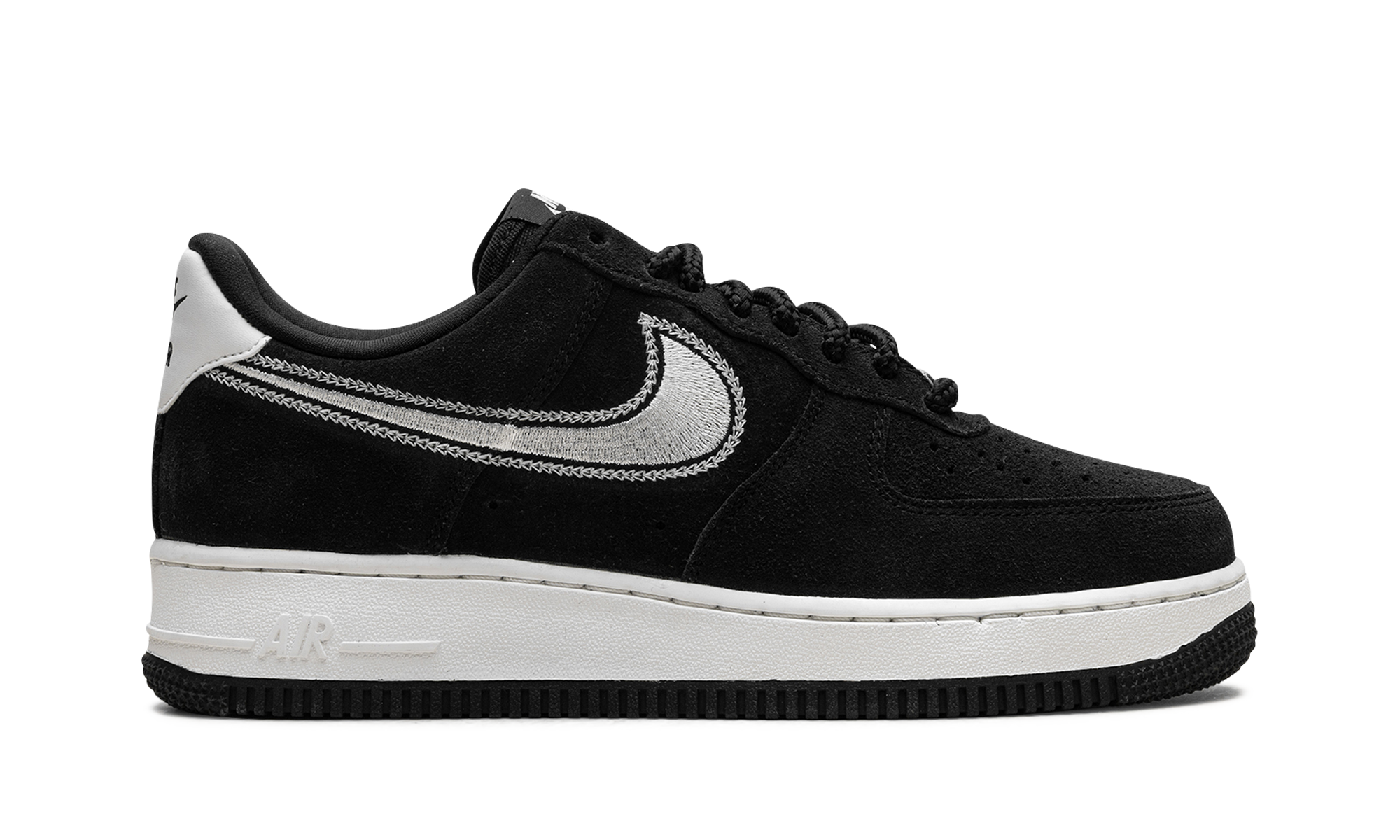 Air Force 1 Low '07 Lv8 "black Sail Embroidered Swoosh" - 6