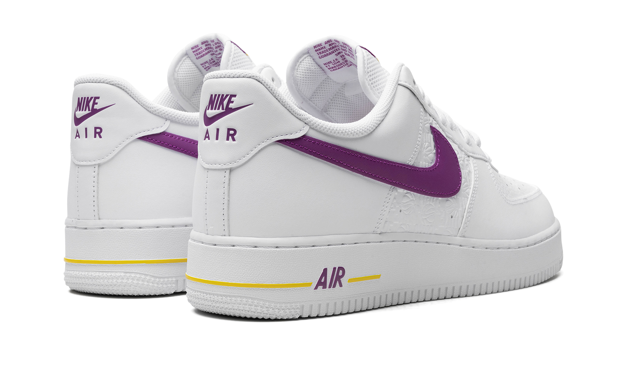 Air Force 1 Low Emb "bold Berry Lakers" - 3