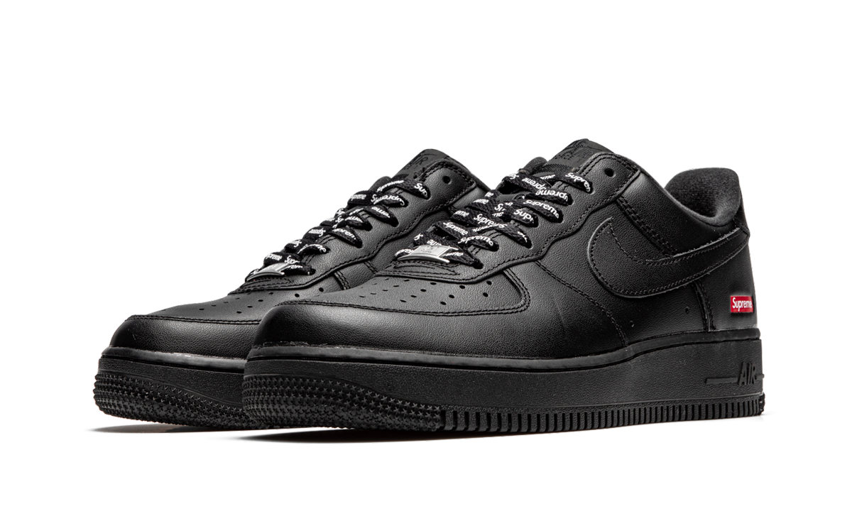 Air Force 1 Low "Supreme - Mini Box Logo Black" CU9225 001