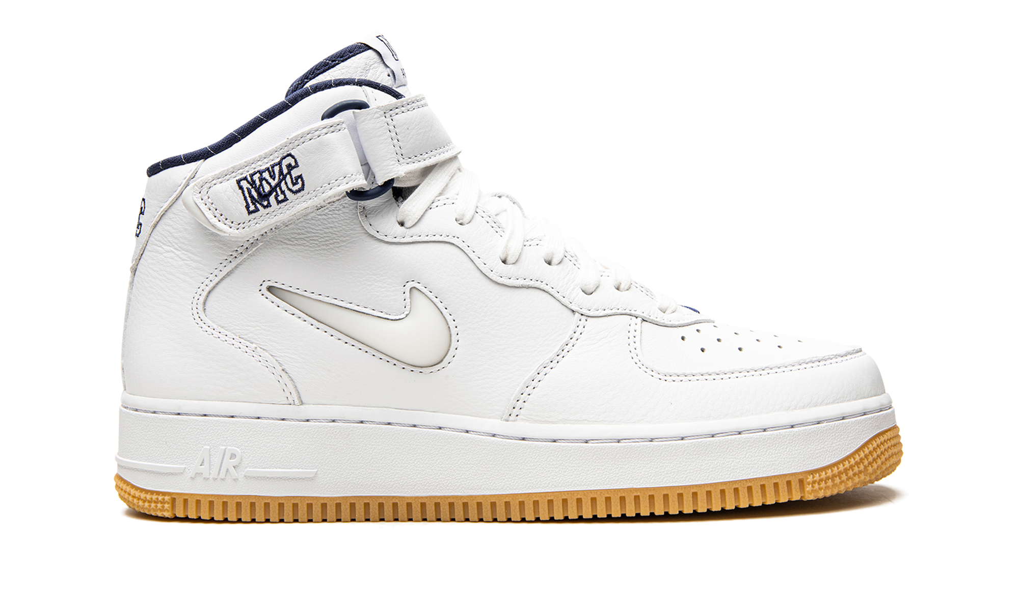 Air Force 1 Mid Jewel Qs "nyc - Yankees" - 6
