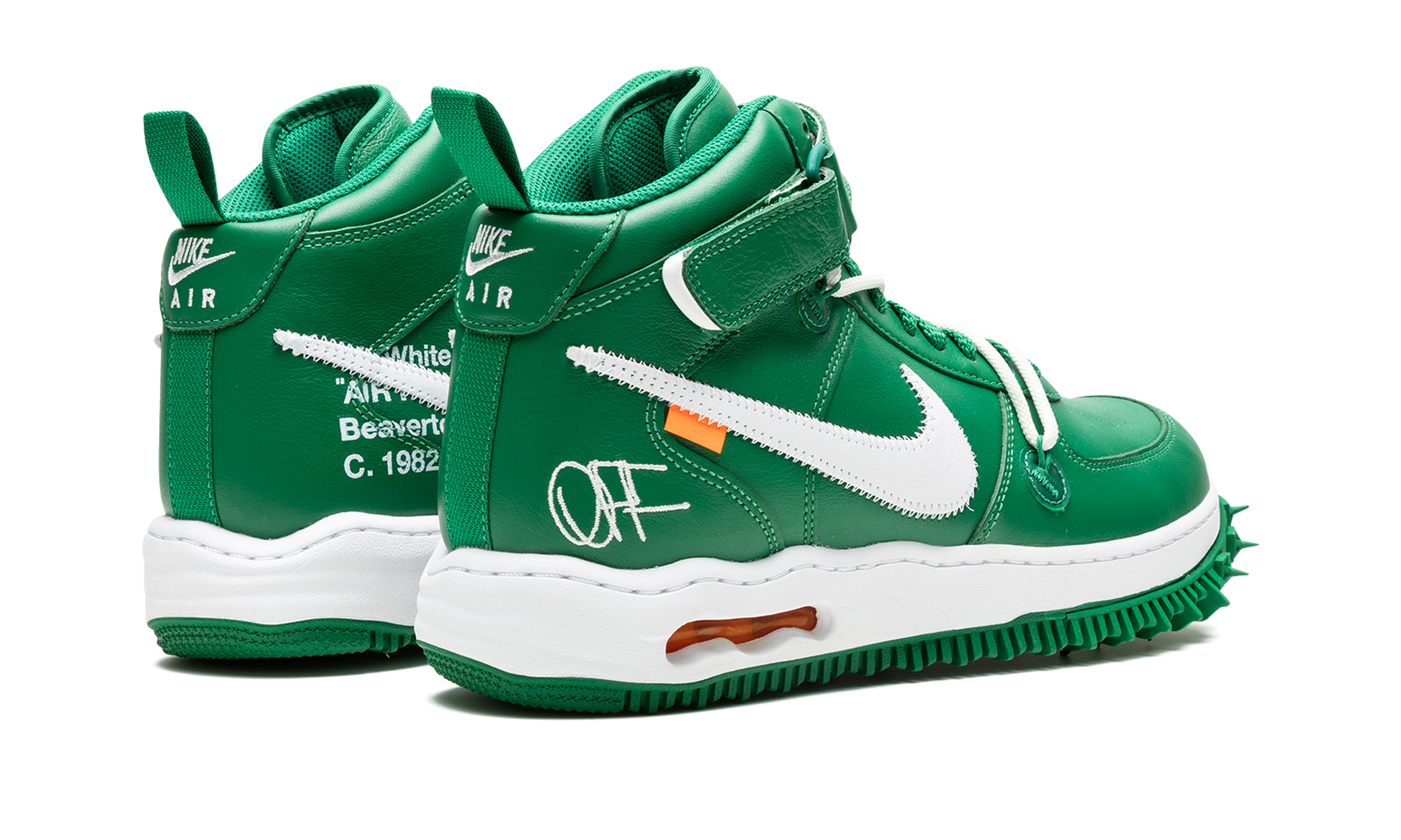Air Force 1 Mid "off-white - Pine Green" - 3