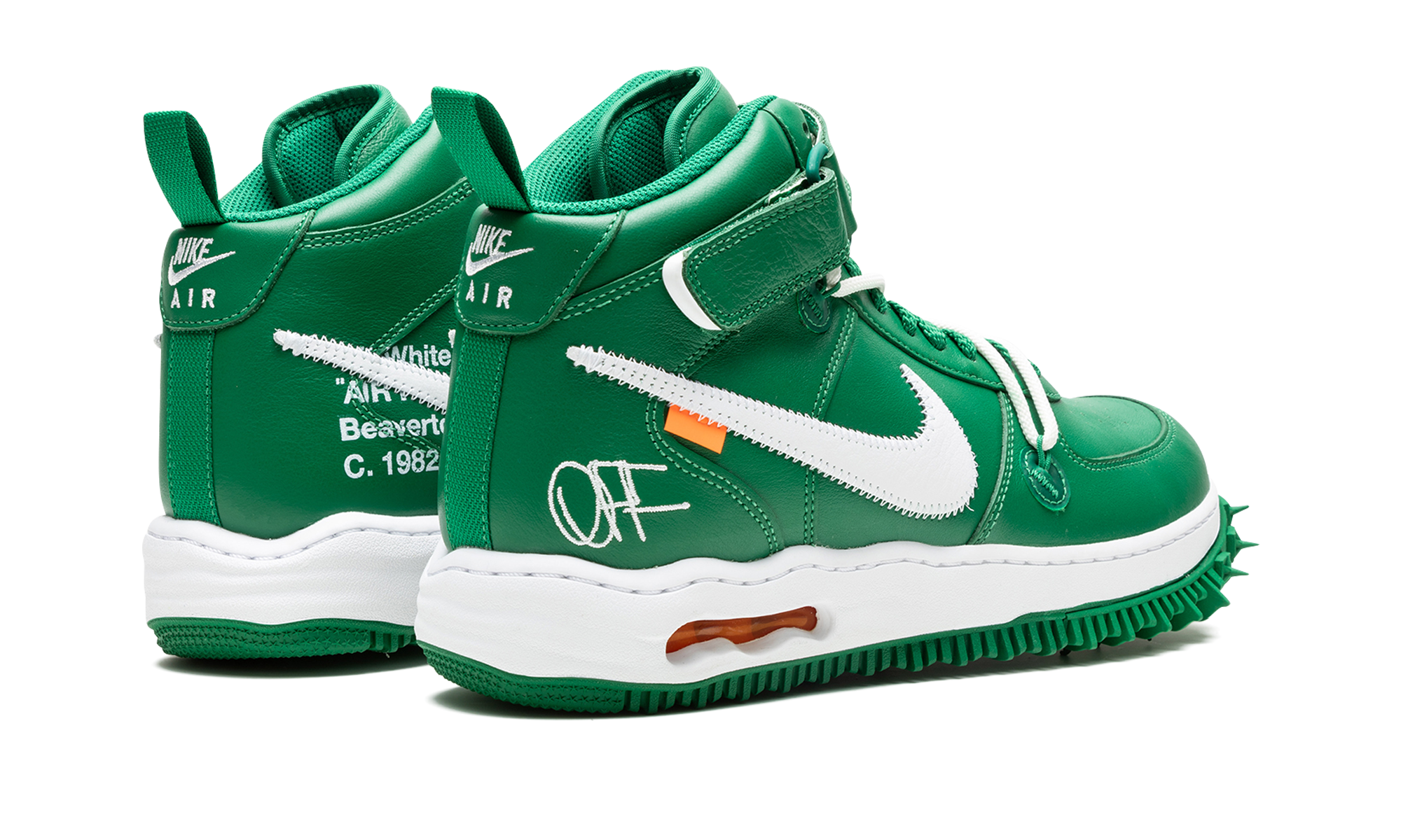 Air Force 1 Mid "off-white - Pine Green" - 3