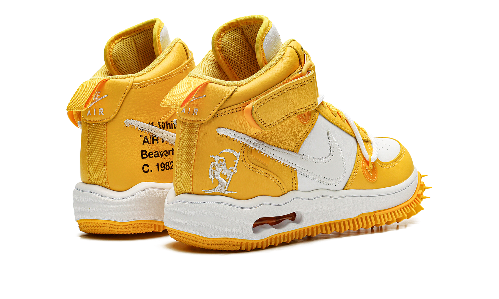 Air Force 1 Mid "off-white - Varsity Maize" - 3
