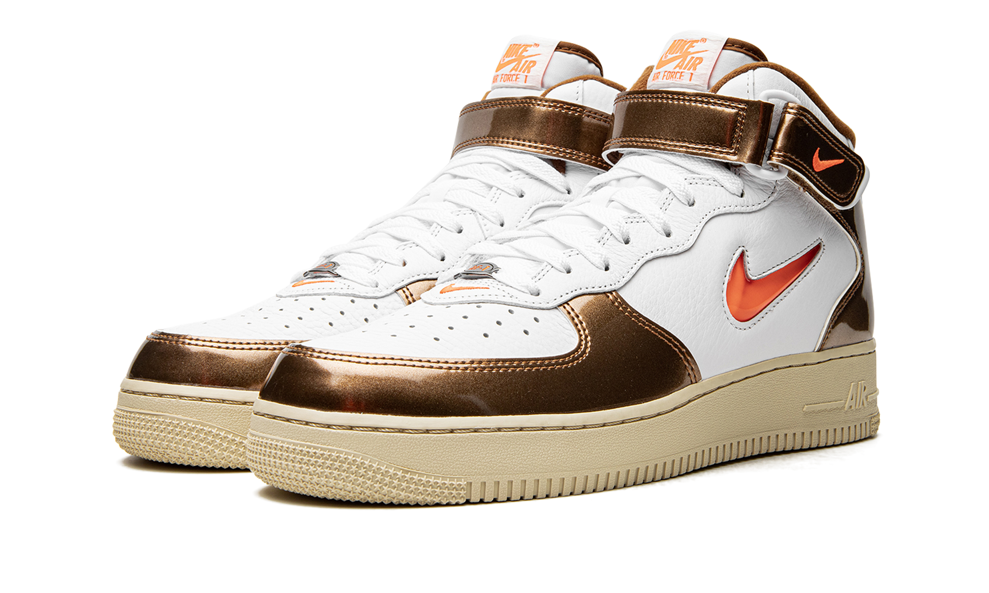 Air Force 1 Mid Qs "ale Brown" - 2