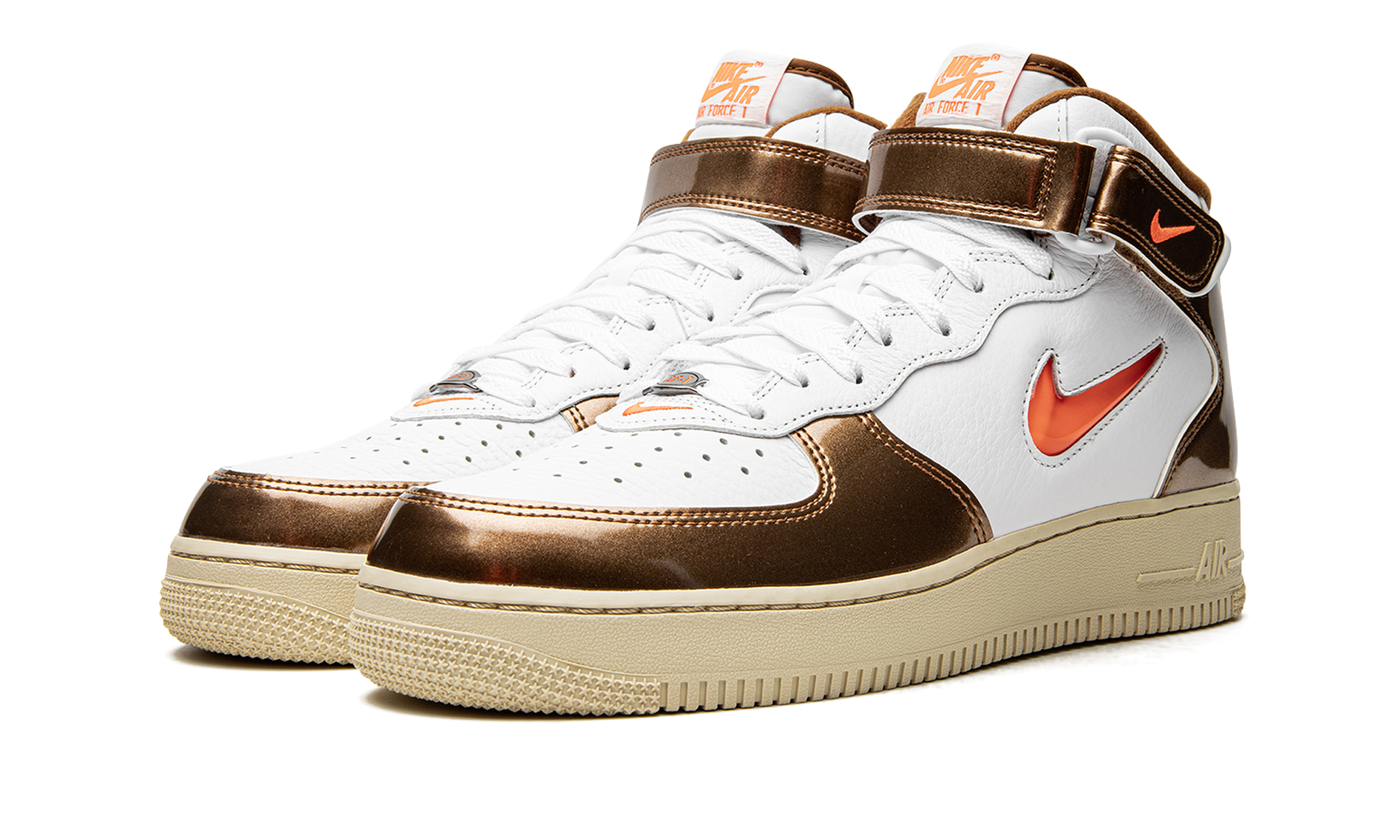 Air Force 1 Mid Qs "ale Brown" - 2