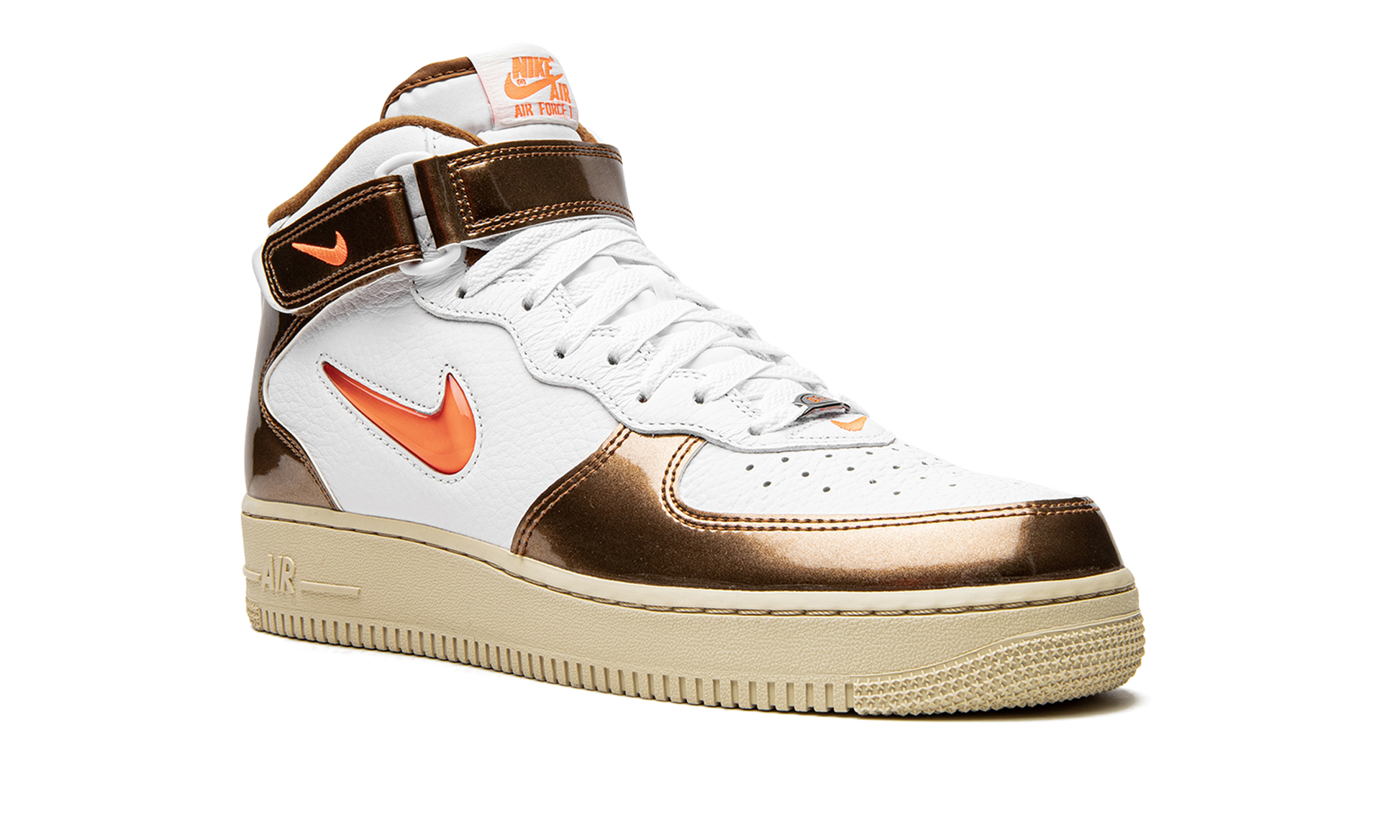 Air Force 1 Mid Qs "ale Brown" - 7
