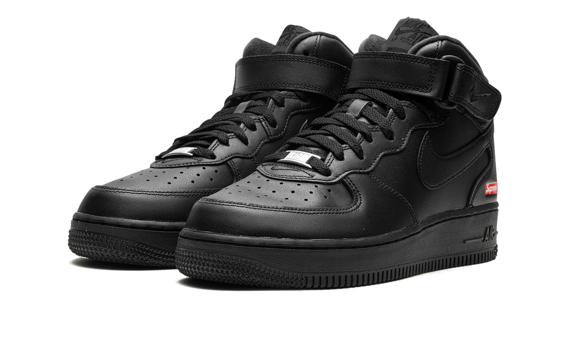 Air Force 1 Mid "supreme - Mini Box Logo Black" - 2