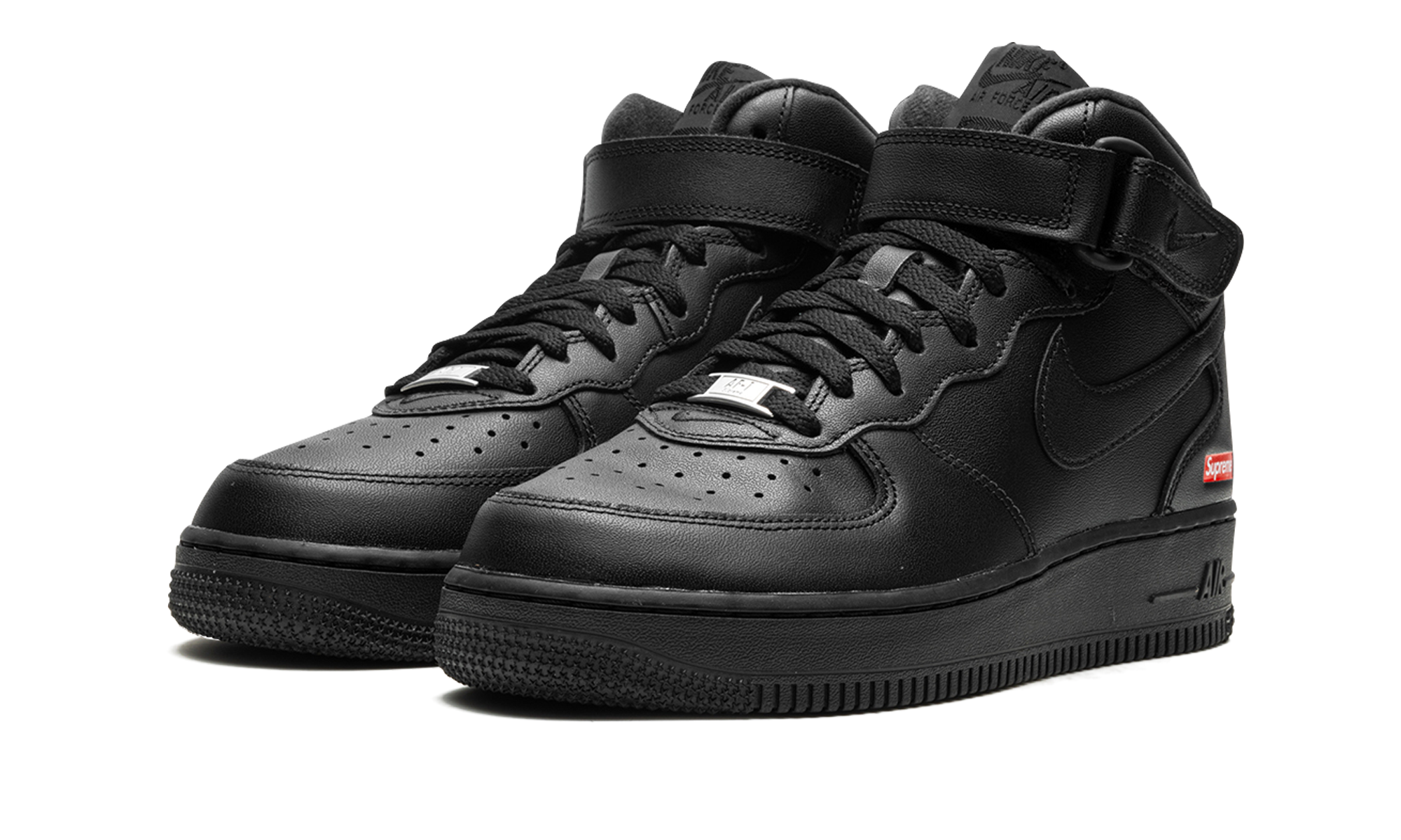 Air Force 1 Mid "supreme - Mini Box Logo Black" - 2