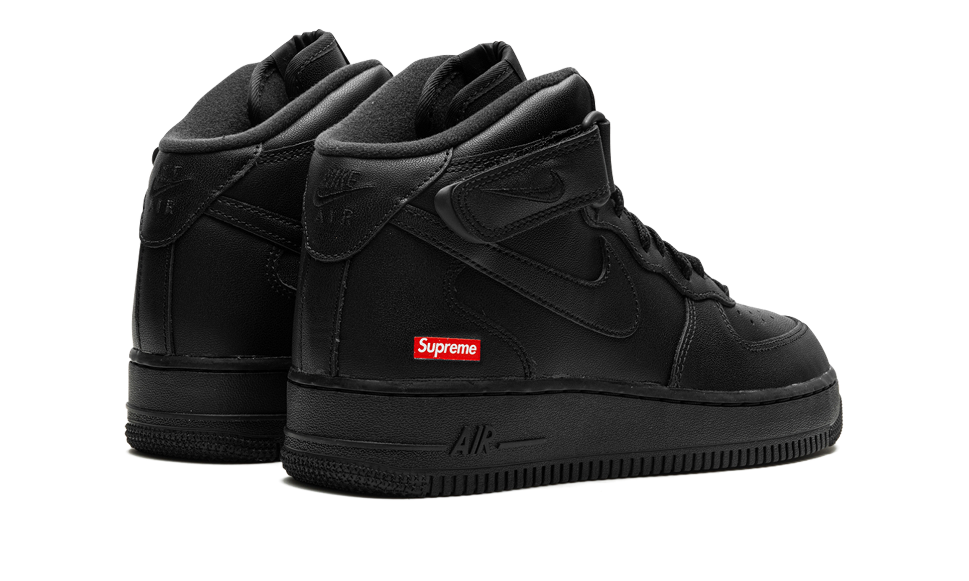 Air Force 1 Mid "supreme - Mini Box Logo Black" - 3