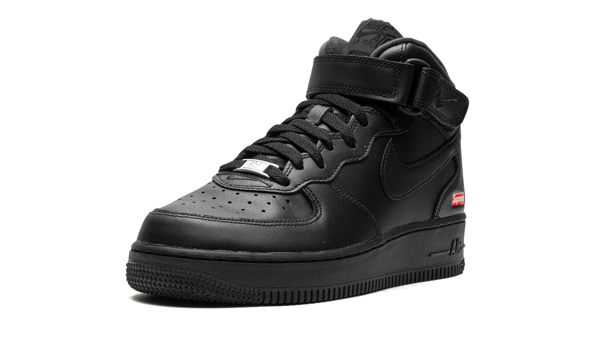 Air Force 1 Mid "supreme - Mini Box Logo Black" - 4