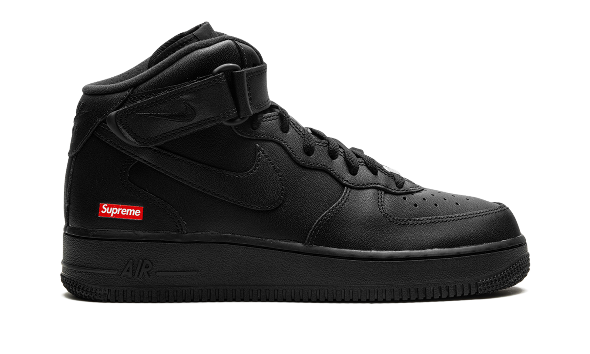 Air Force 1 Mid "supreme - Mini Box Logo Black" - 6