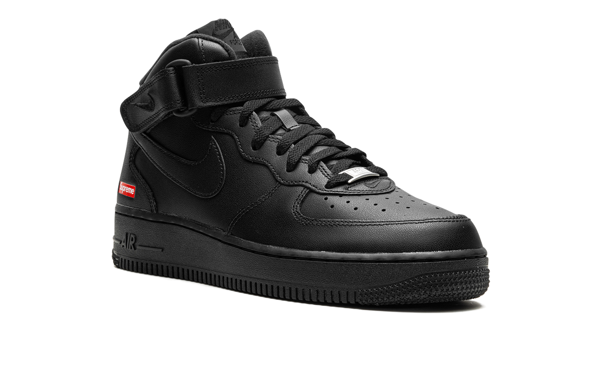 Air Force 1 Mid "supreme - Mini Box Logo Black" - 7