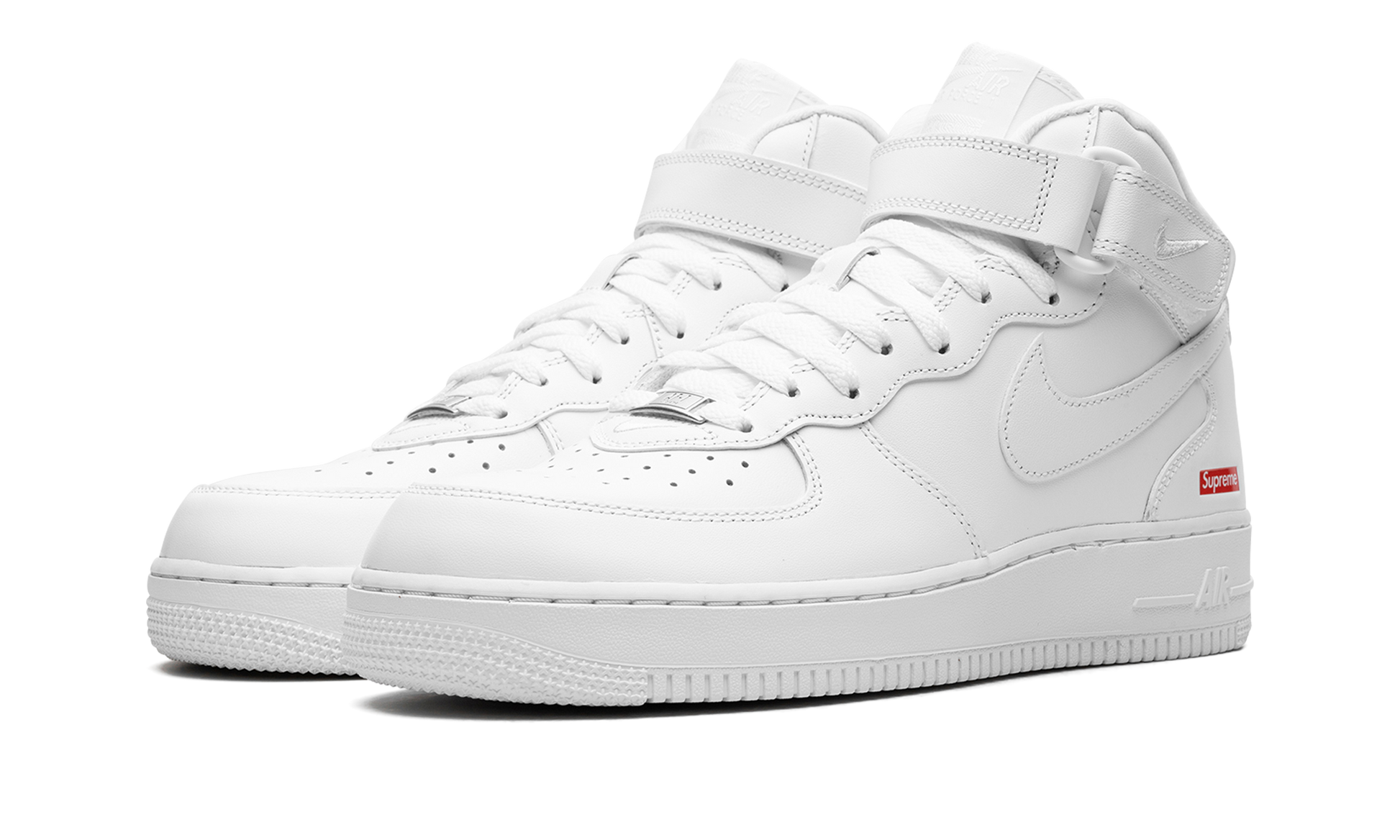 Air Force 1 Mid "supreme - Mini Box Logo White" - 2