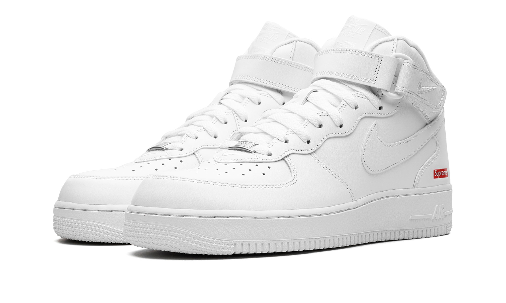 Air Force 1 Mid "supreme - Mini Box Logo White" - 2