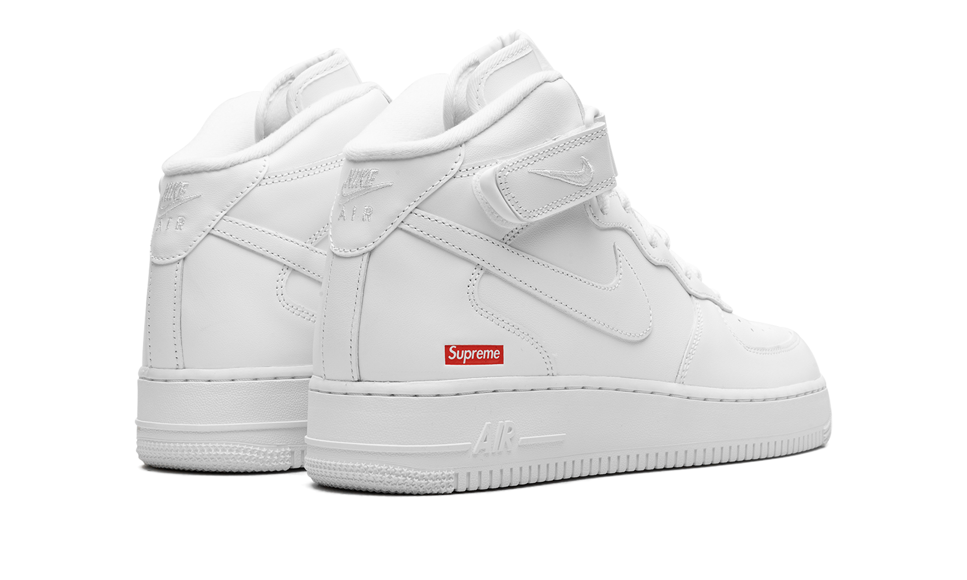 Air Force 1 Mid "supreme - Mini Box Logo White" - 3