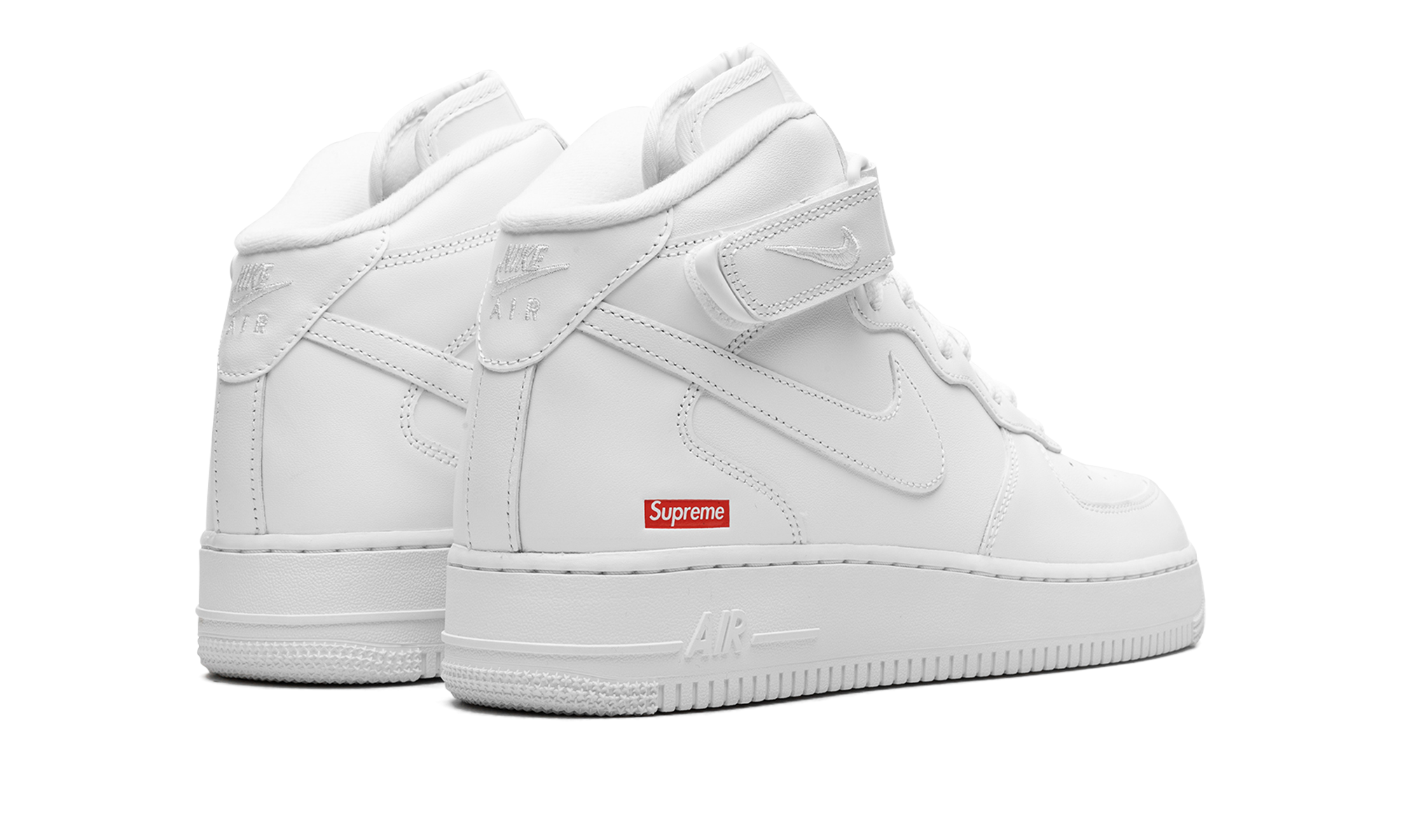 Air Force 1 Mid "supreme - Mini Box Logo White" - 3
