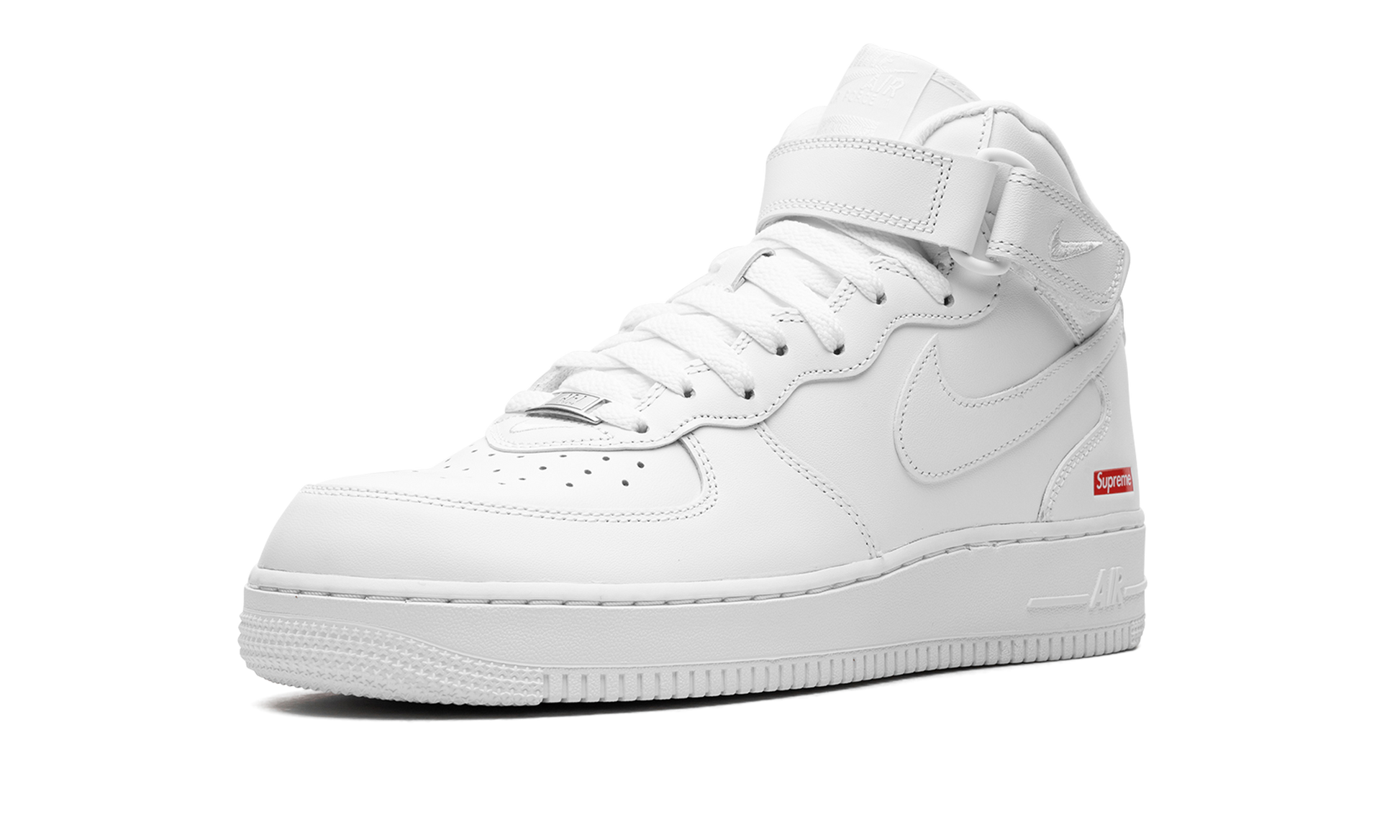 Air Force 1 Mid "supreme - Mini Box Logo White" - 4
