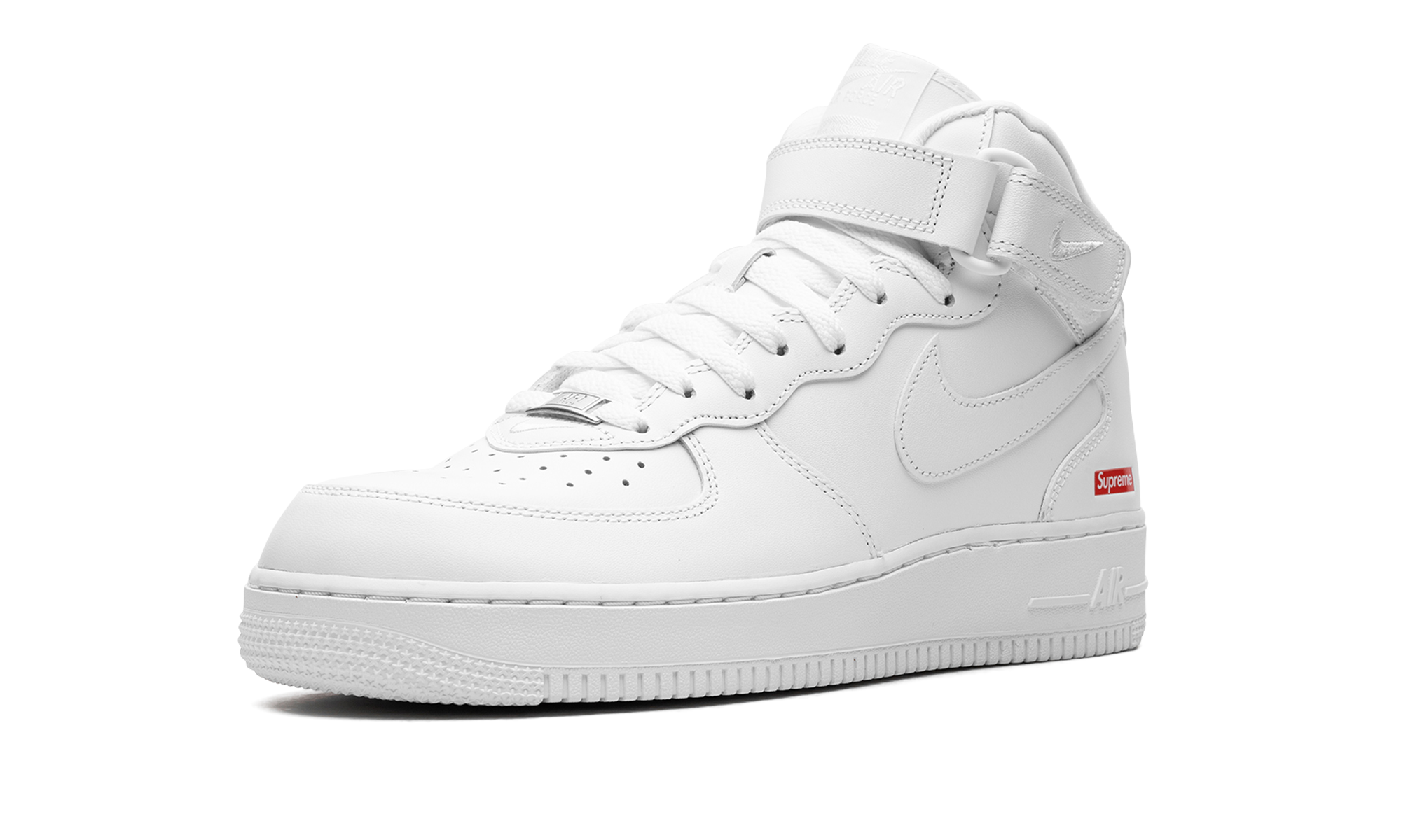 Air Force 1 Mid "supreme - Mini Box Logo White" - 4