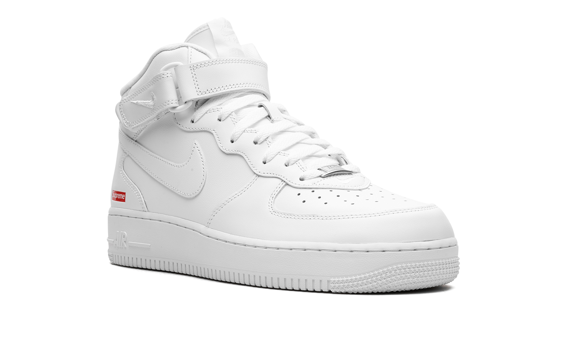 Air Force 1 Mid "supreme - Mini Box Logo White" - 7