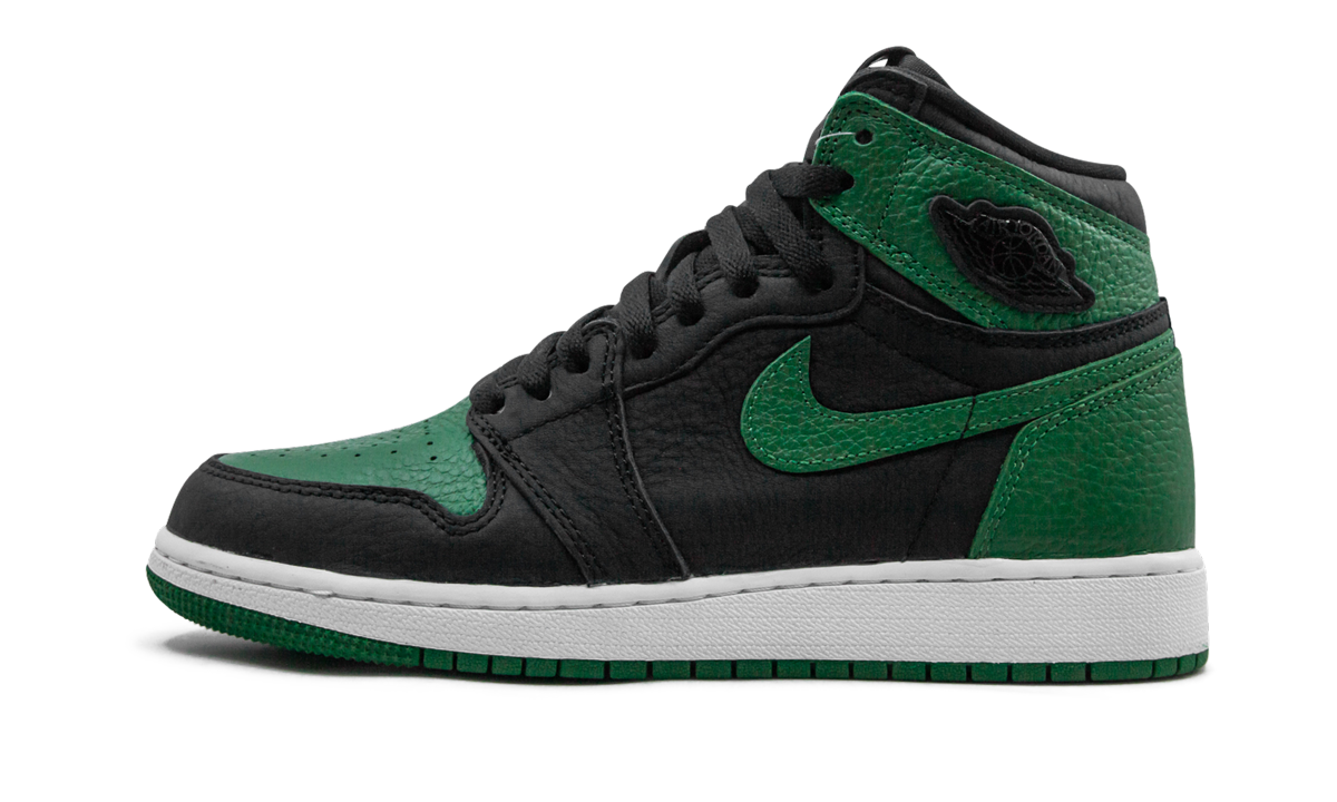 Air Jordan 1 High Retro Gs "pine Green Black" - 1
