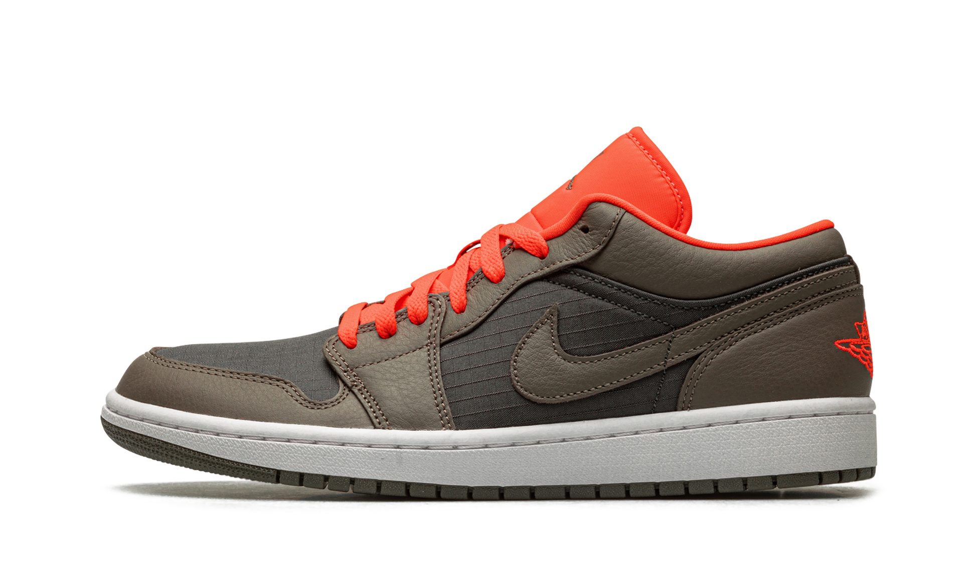 Air Jordan 1 Lo Se Wmns "black / Olive/ Bright Crimson" - 1