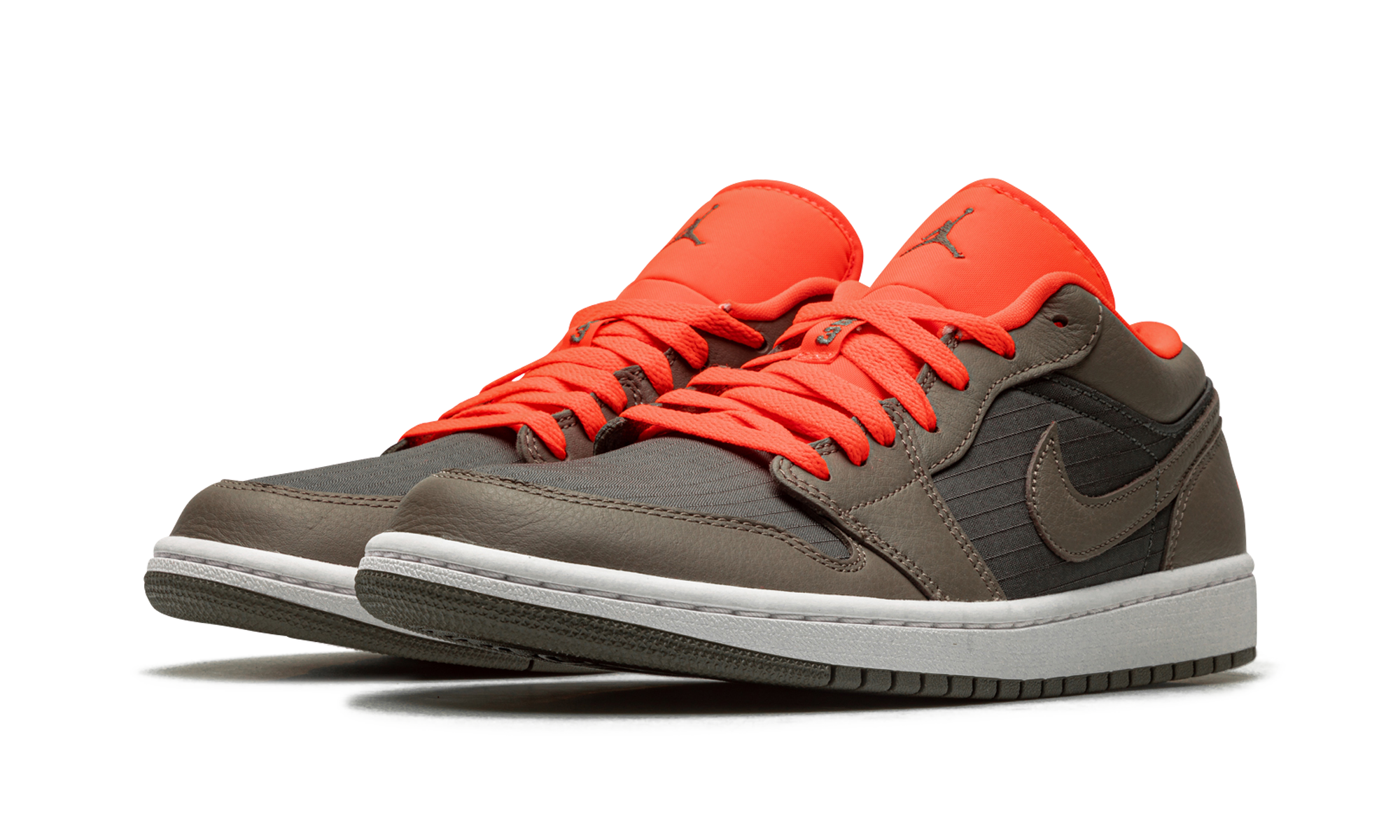 Air Jordan 1 Lo Se Wmns "black / Olive/ Bright Crimson" - 2
