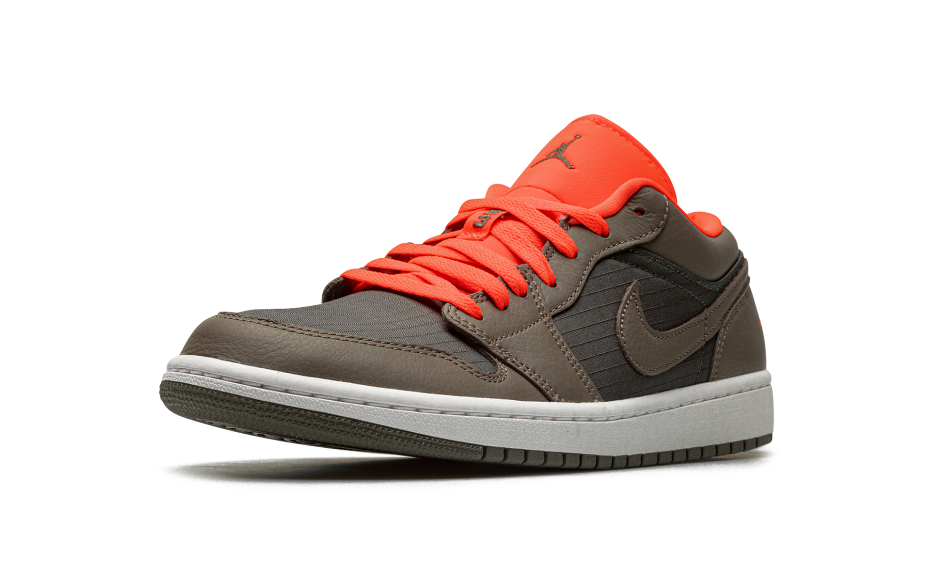 Air Jordan 1 Lo Se Wmns "black / Olive/ Bright Crimson" - 4
