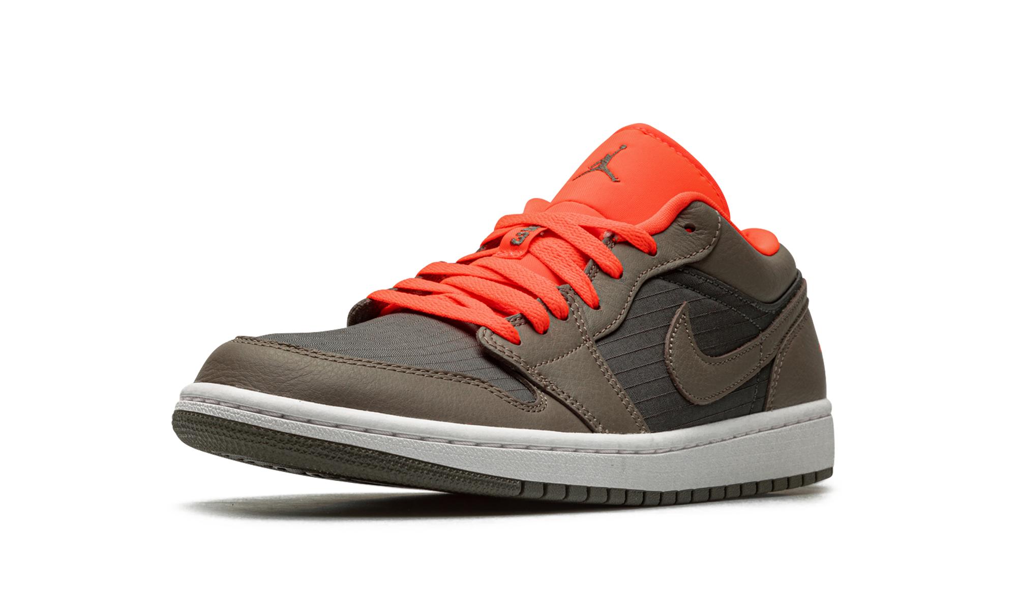 Air Jordan 1 Lo Se Wmns "black / Olive/ Bright Crimson" - 4