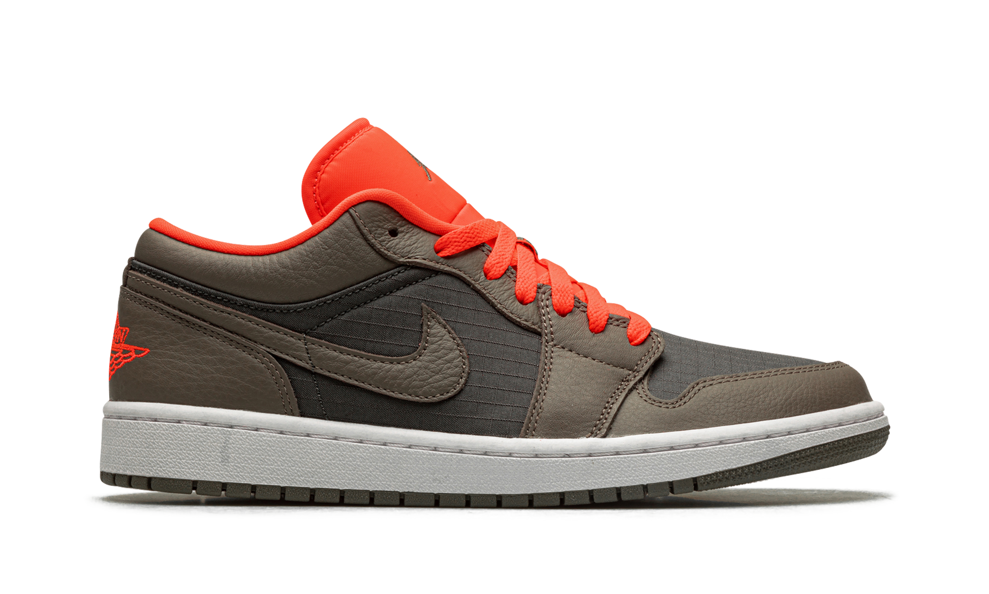 Air Jordan 1 Lo Se Wmns "black / Olive/ Bright Crimson" - 6