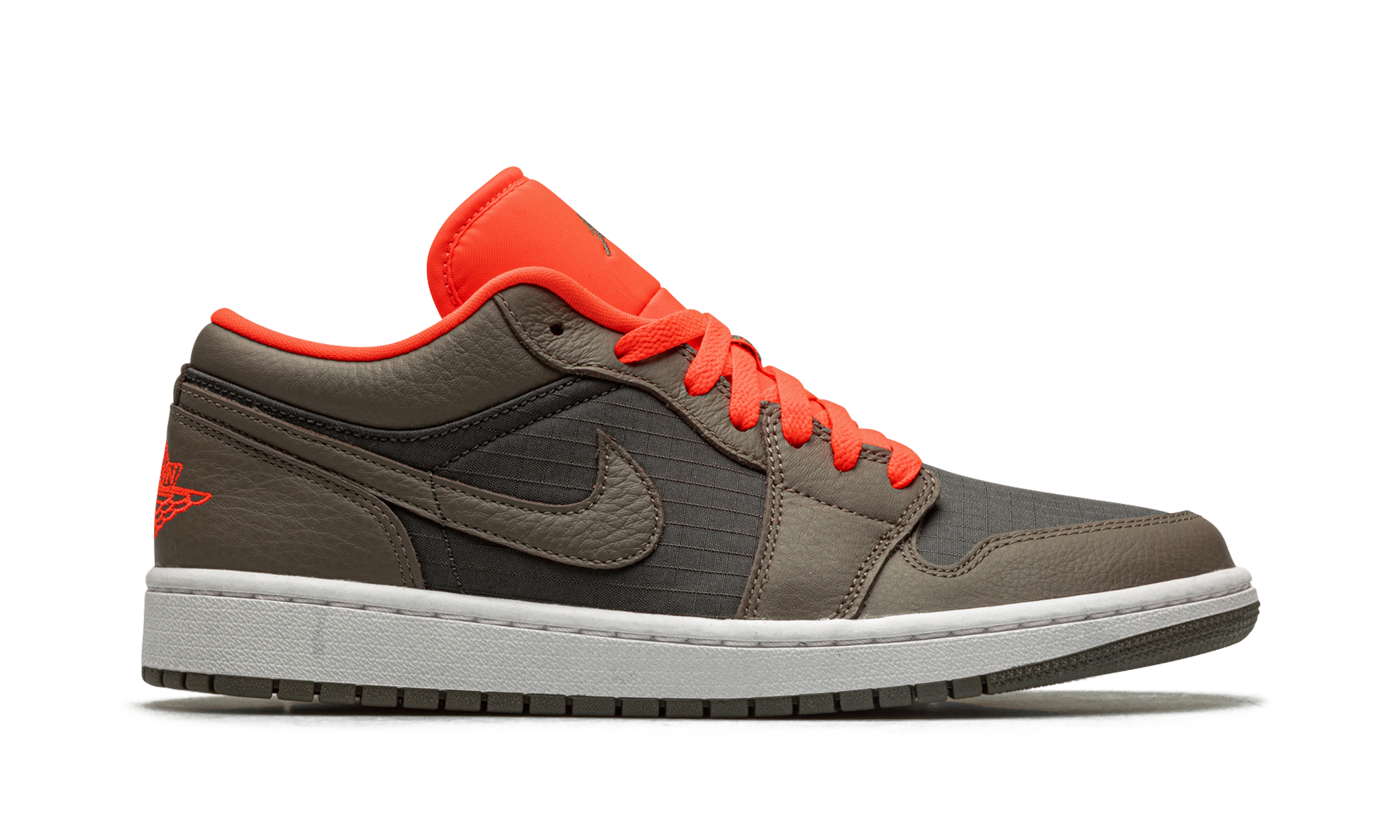Air Jordan 1 Lo Se Wmns "black / Olive/ Bright Crimson" - 6