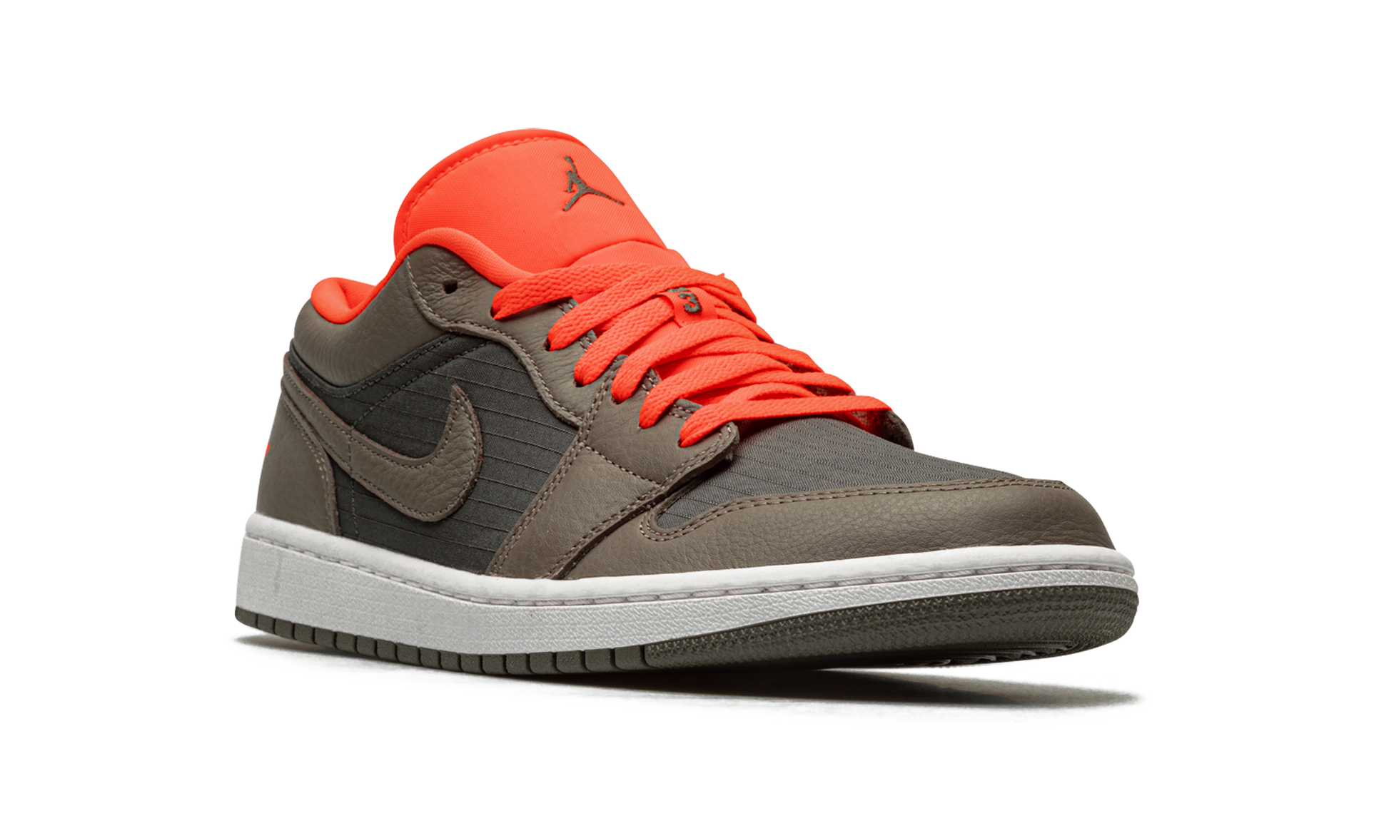 Air Jordan 1 Lo Se Wmns "black / Olive/ Bright Crimson" - 7