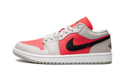 Air Jordan 1 Lo Wmns "light Iron Ore / Siren Red" - 1