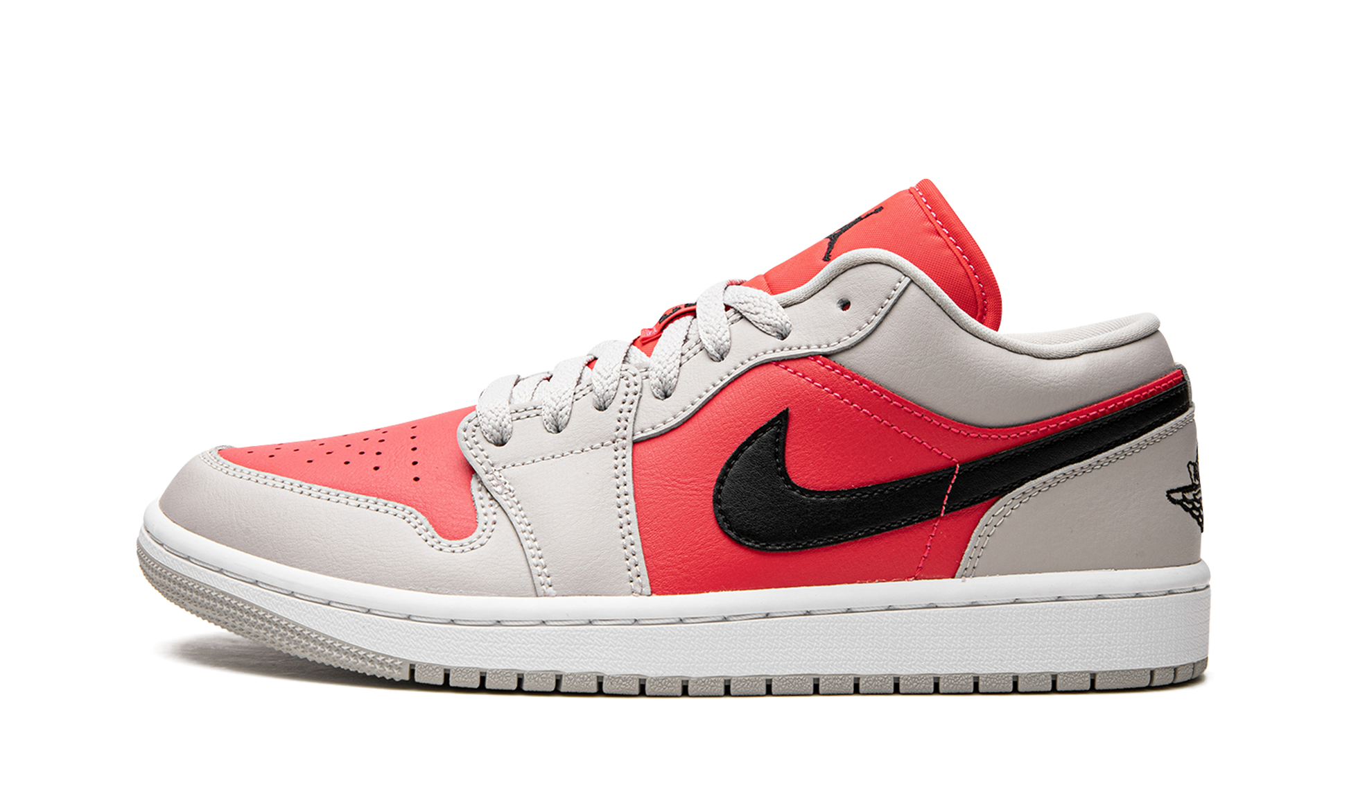 Air Jordan 1 Lo Wmns "light Iron Ore / Siren Red" - 1