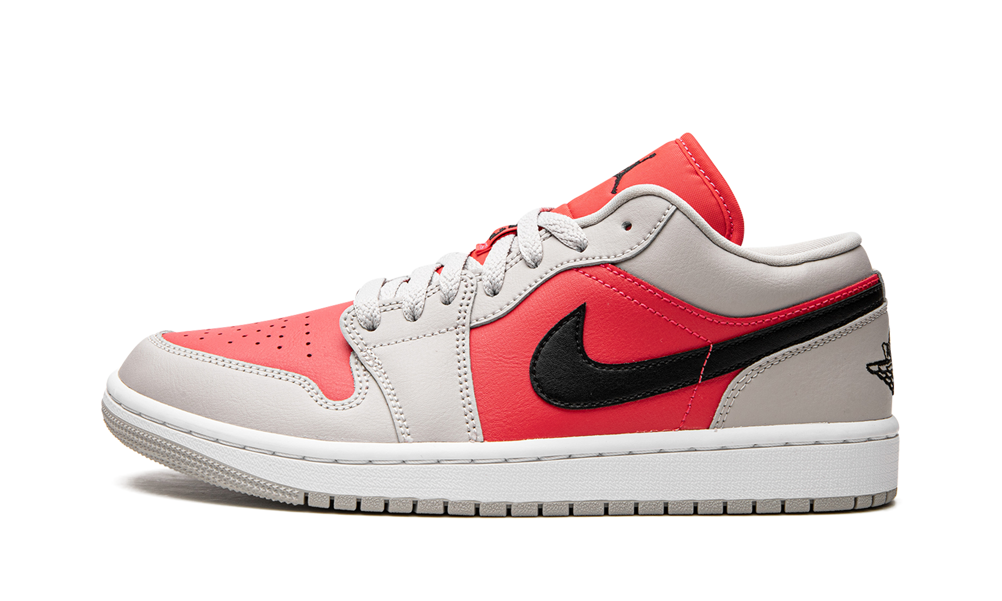 Air Jordan 1 Lo Wmns "light Iron Ore / Siren Red" - 1
